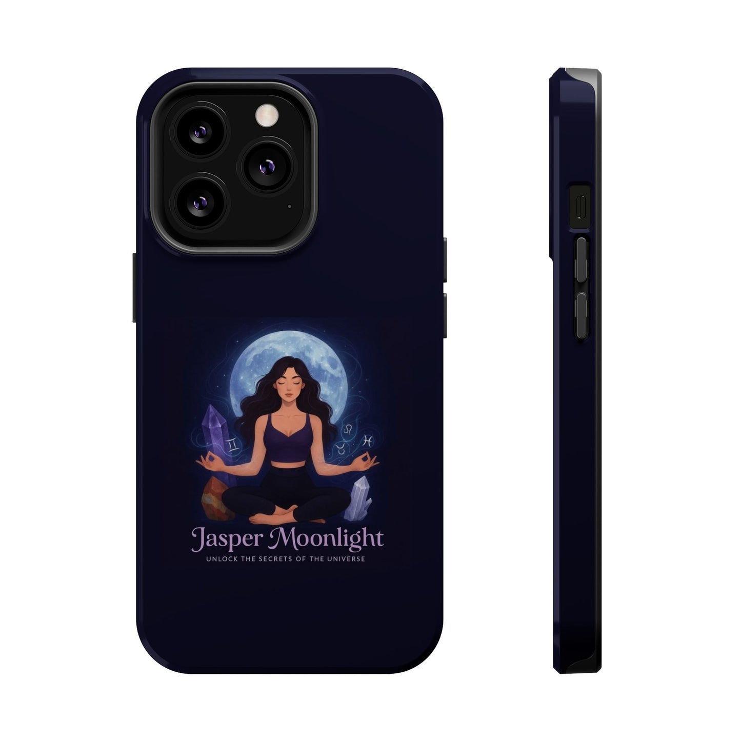 Moonlight Meditation Phone Case — Jasper Moonlight Spiritual Magnetic Impact-Resistant Case