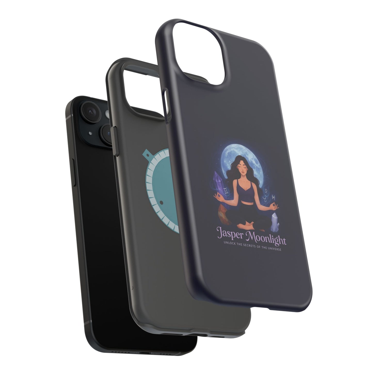 Moonlight Meditation Phone Case — Jasper Moonlight Spiritual Magnetic Impact-Resistant Case