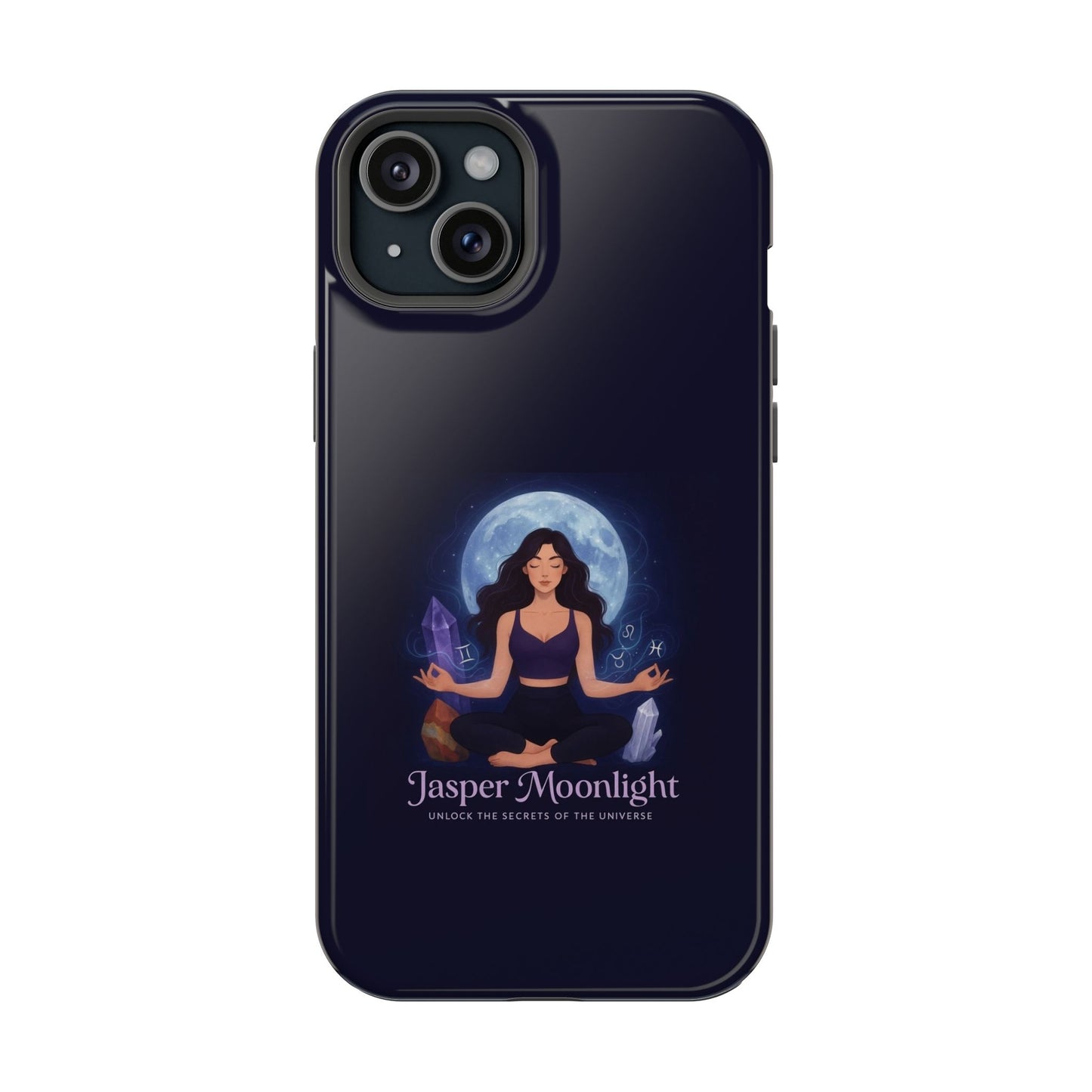 Moonlight Meditation Phone Case — Jasper Moonlight Spiritual Magnetic Impact-Resistant Case