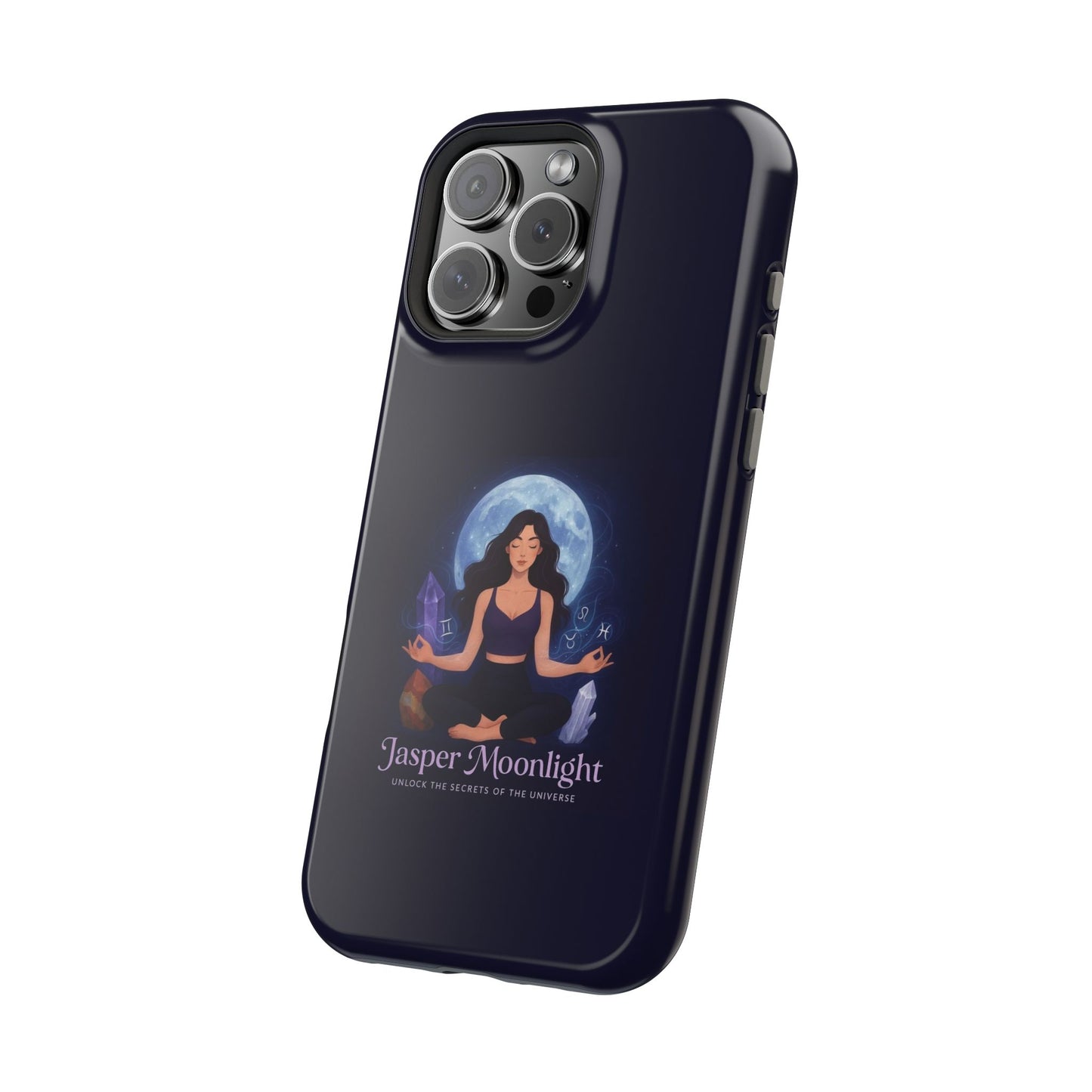 Moonlight Meditation Phone Case — Jasper Moonlight Spiritual Magnetic Impact-Resistant Case