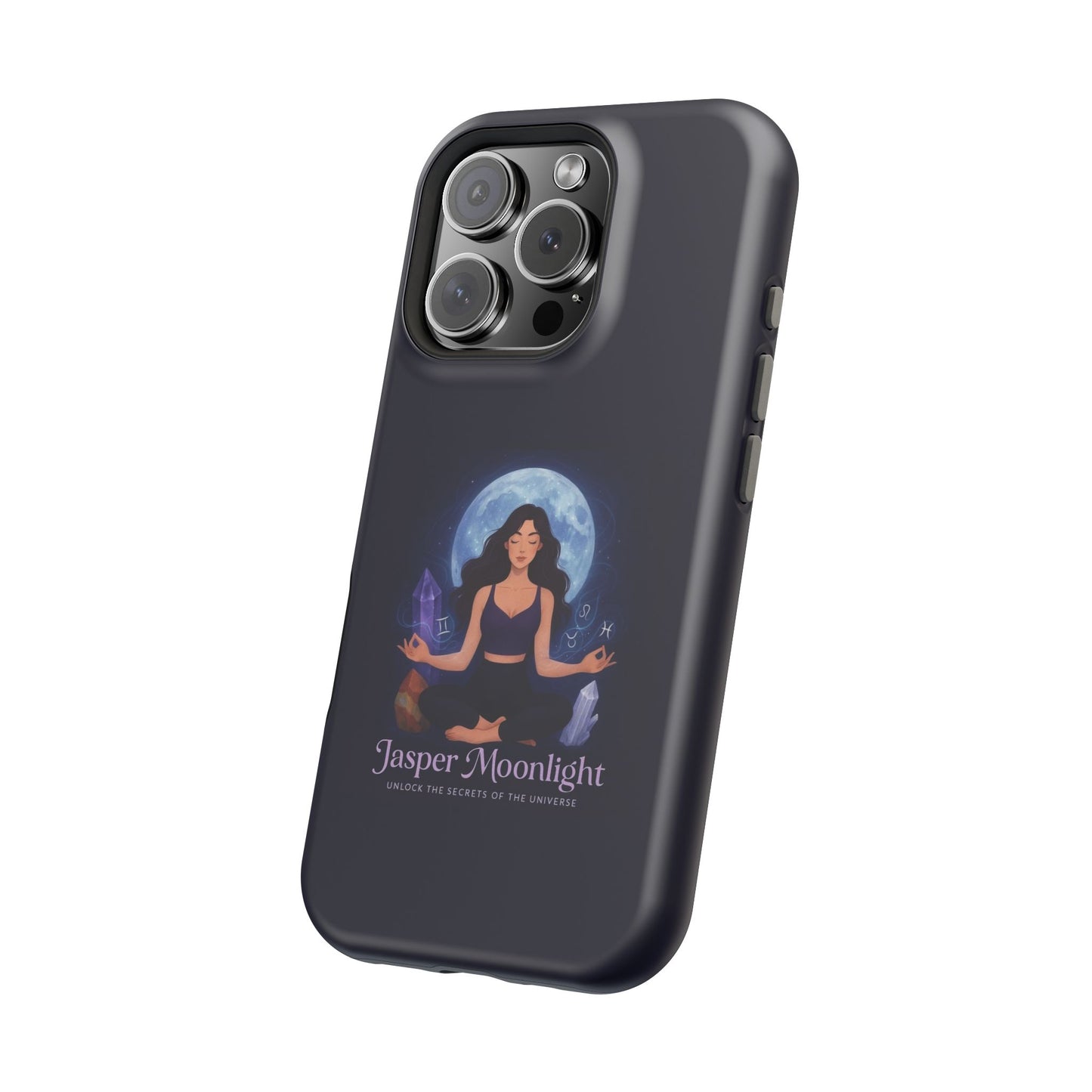 Moonlight Meditation Phone Case — Jasper Moonlight Spiritual Magnetic Impact-Resistant Case