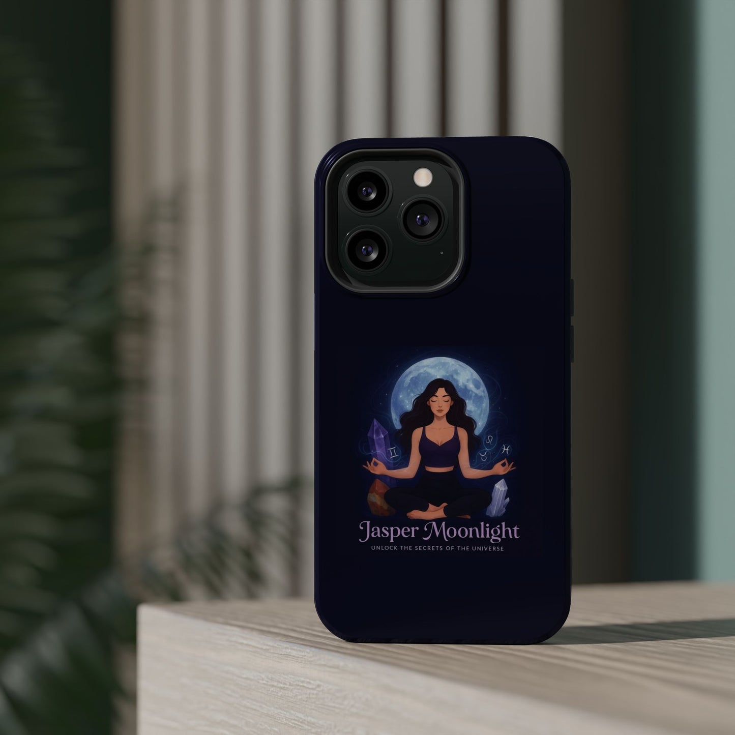 Moonlight Meditation Phone Case — Jasper Moonlight Spiritual Magnetic Impact-Resistant Case