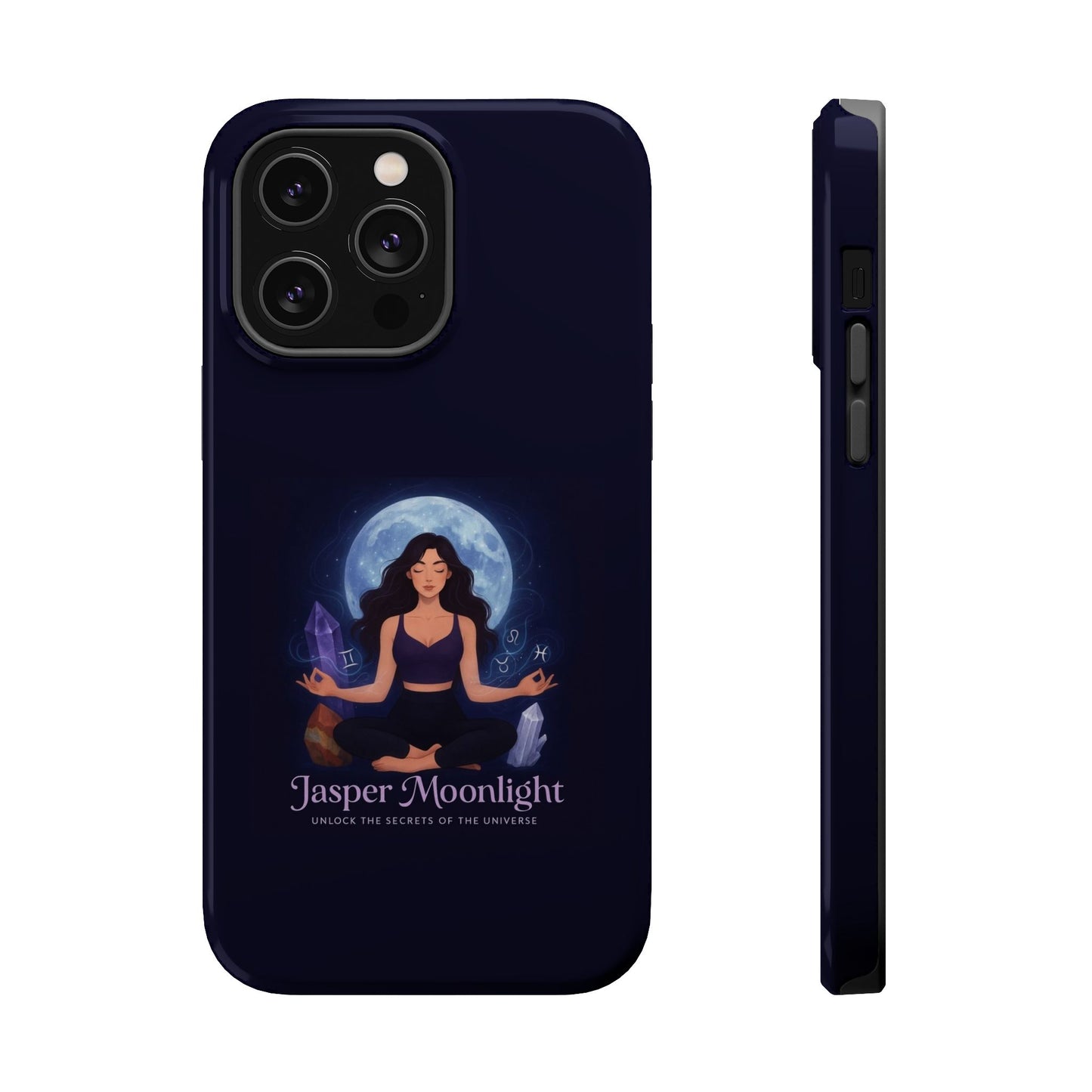 Moonlight Meditation Phone Case — Jasper Moonlight Spiritual Magnetic Impact-Resistant Case