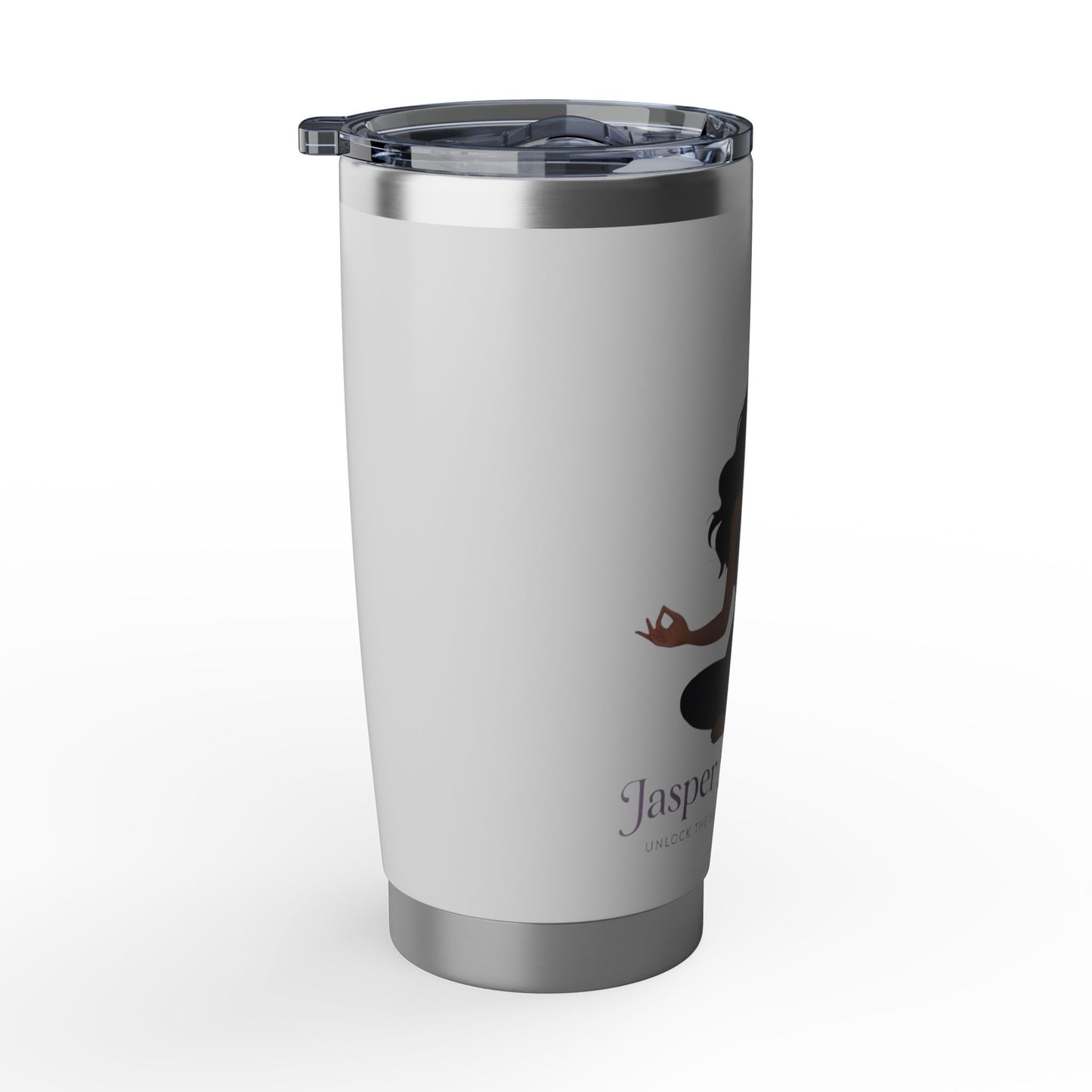 Moonlit Meditation 20oz Tumbler — Stainless Travel Mug for Yoga & Mindfulness