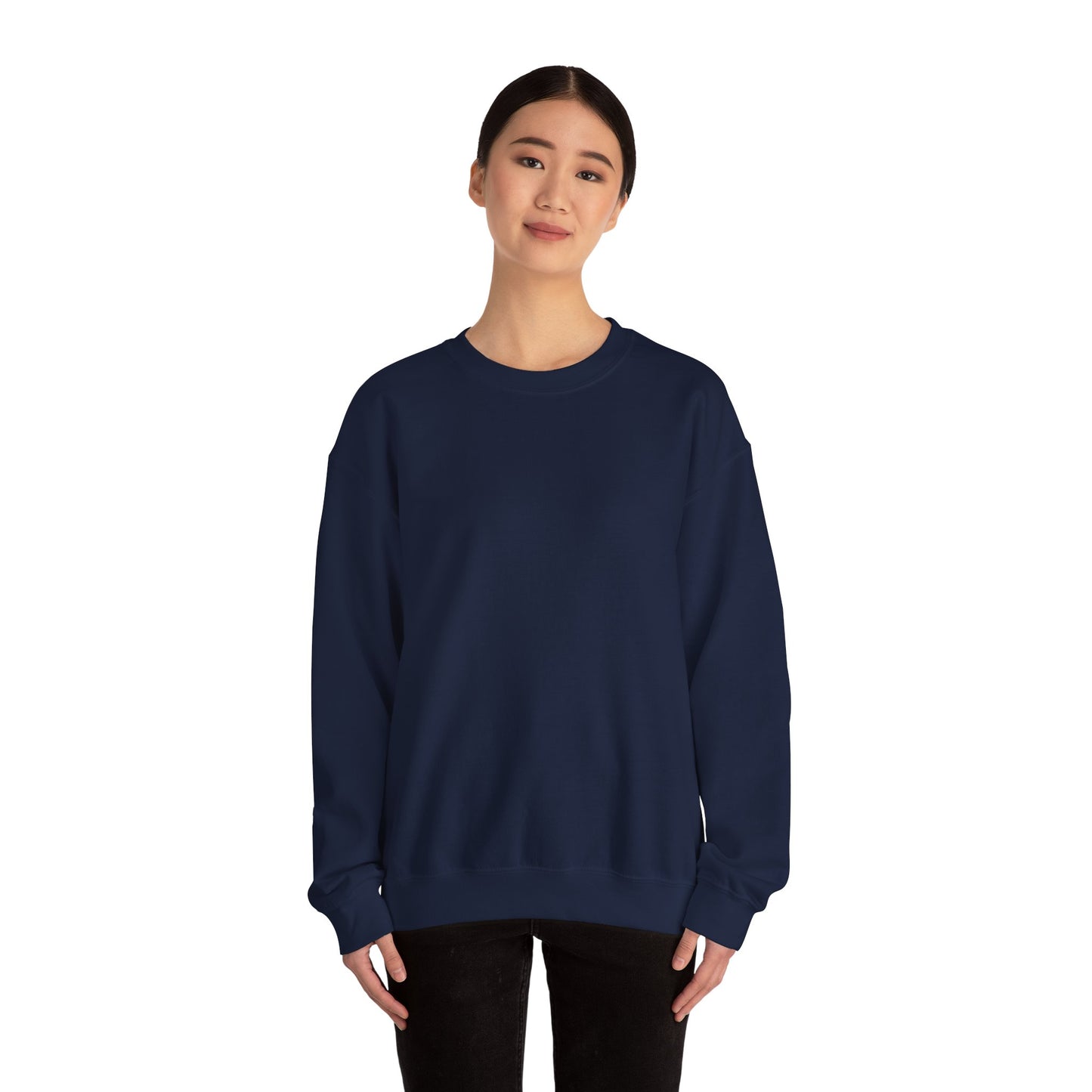 Moonlit Meditation Crewneck Sweatshirt — Back Logo