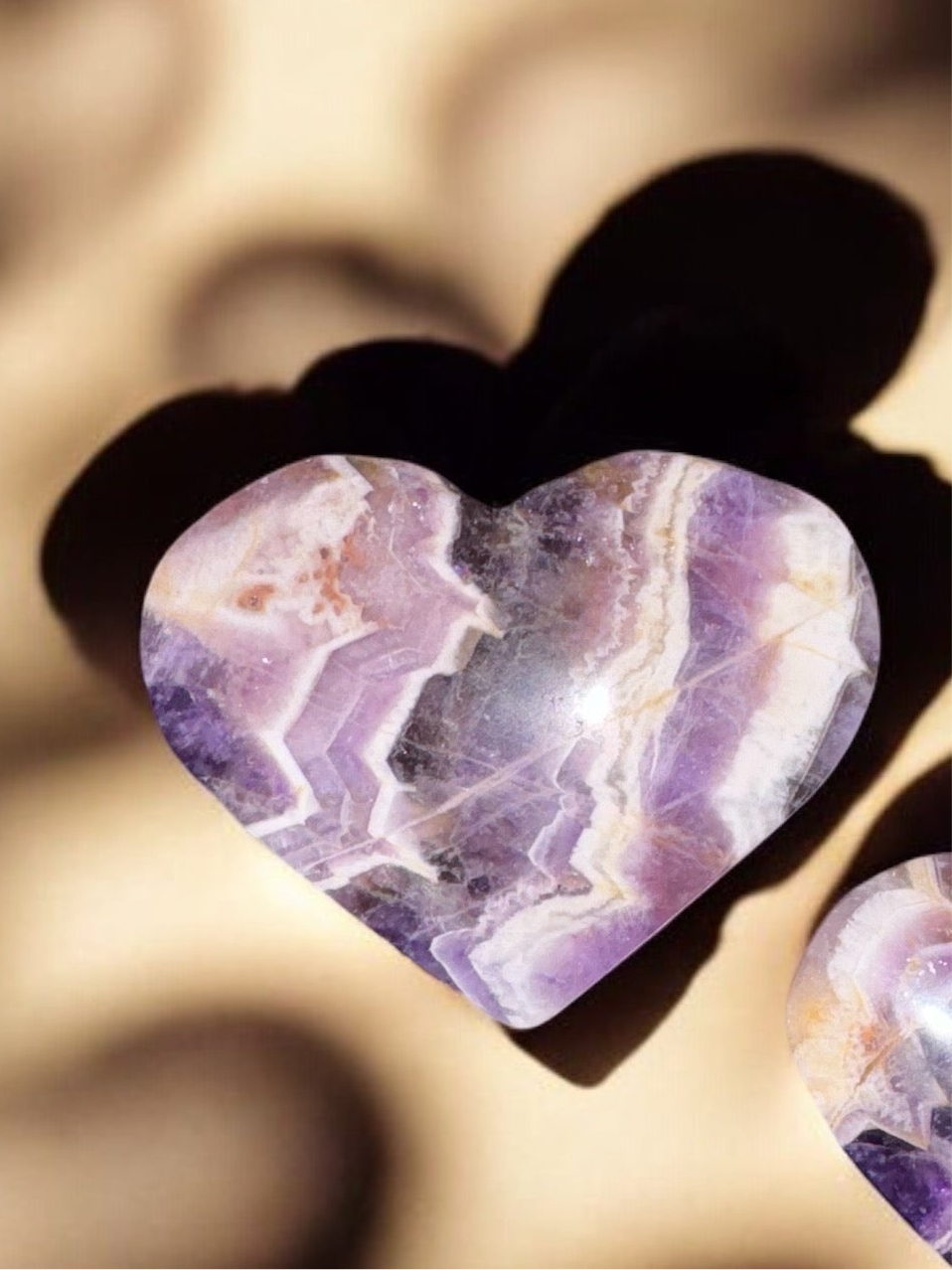 Dream Amethyst Hearts