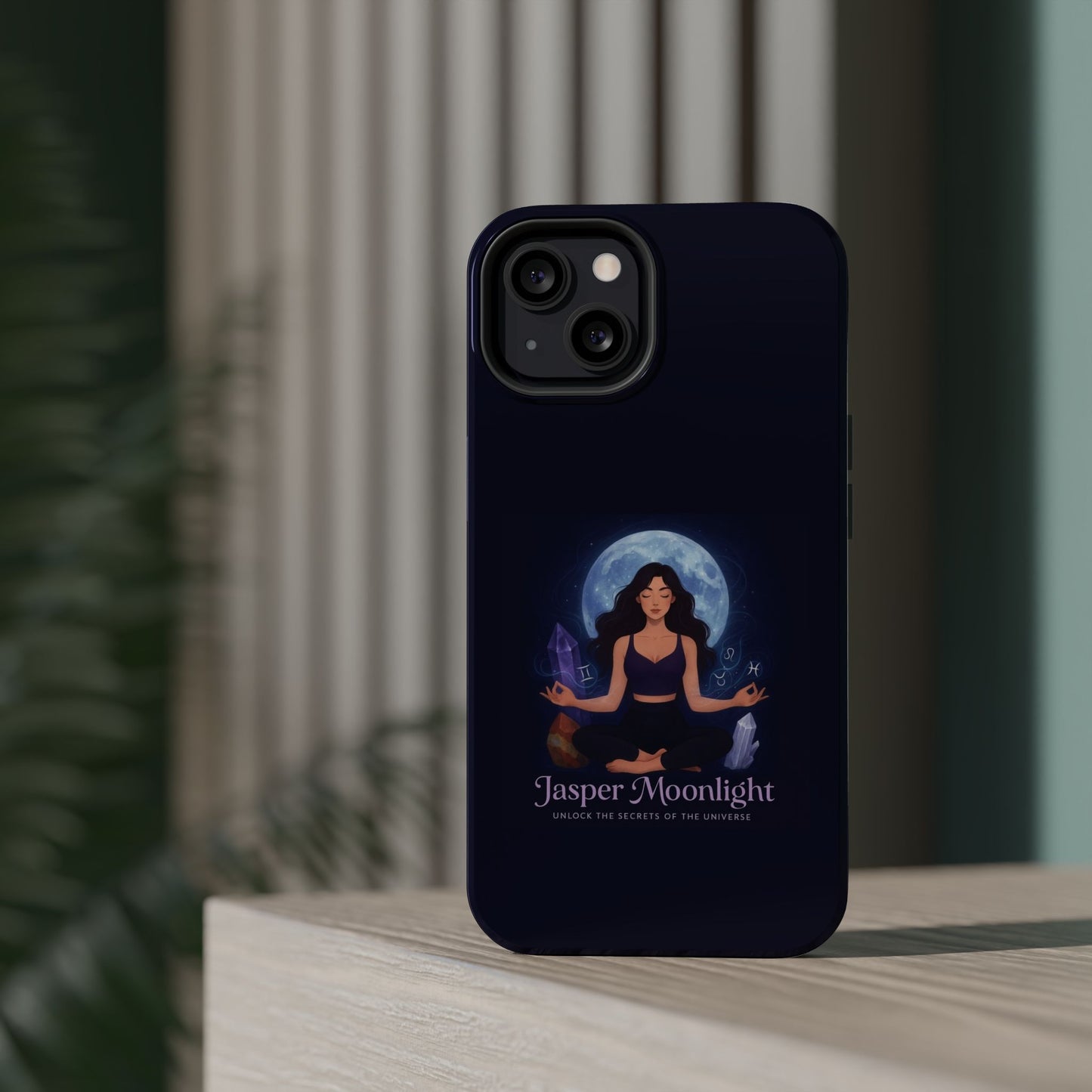 Moonlight Meditation Phone Case — Jasper Moonlight Spiritual Magnetic Impact-Resistant Case