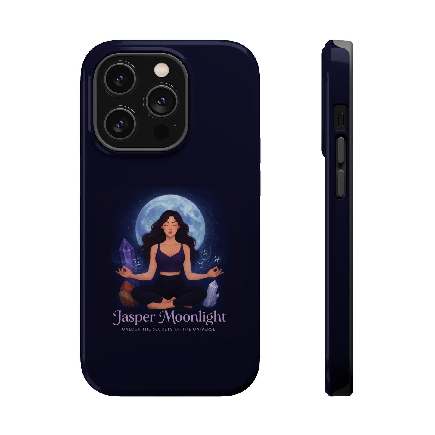 Moonlight Meditation Phone Case — Jasper Moonlight Spiritual Magnetic Impact-Resistant Case