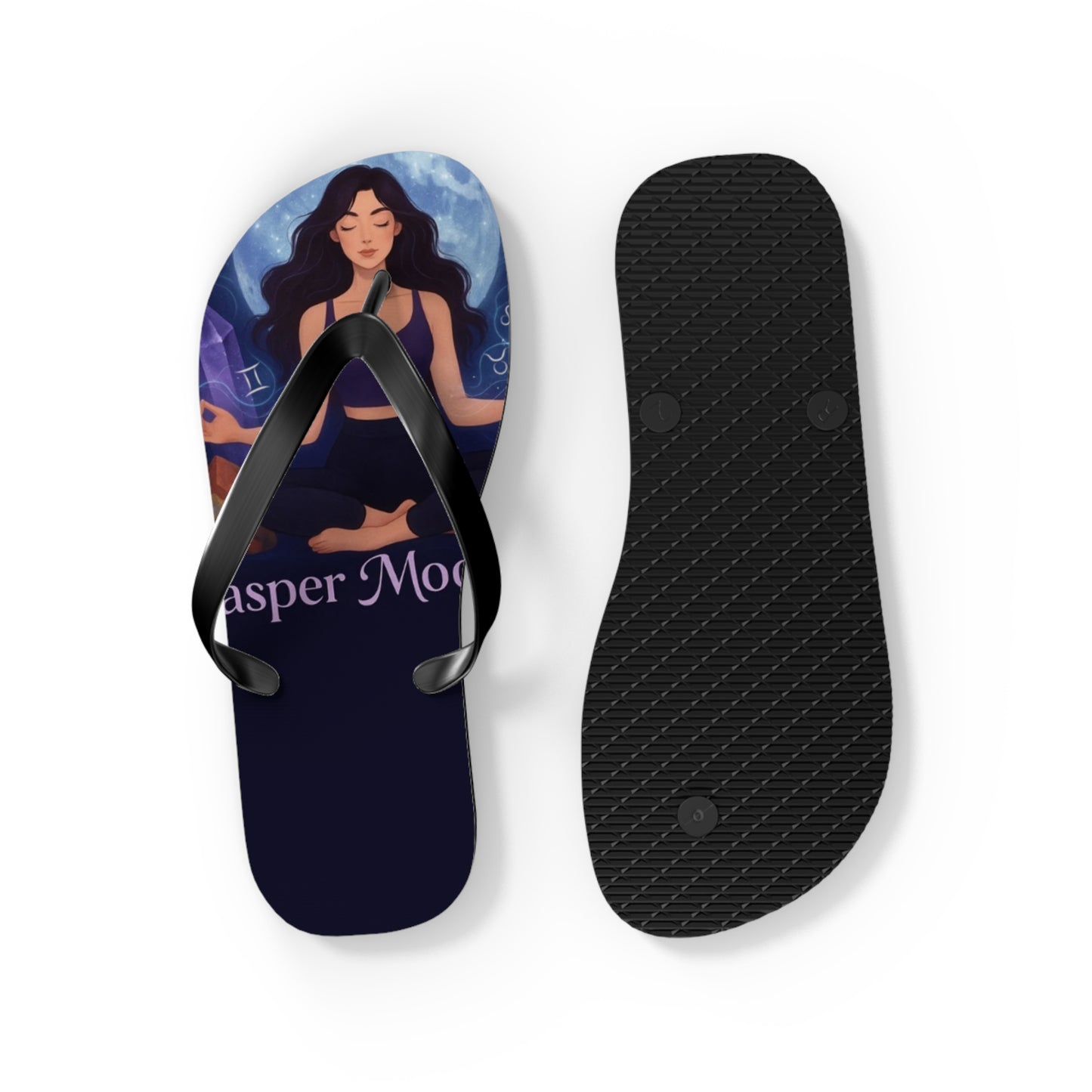 Moonlit Meditation Flip Flops — Whisper Moonlight Yoga Sandals