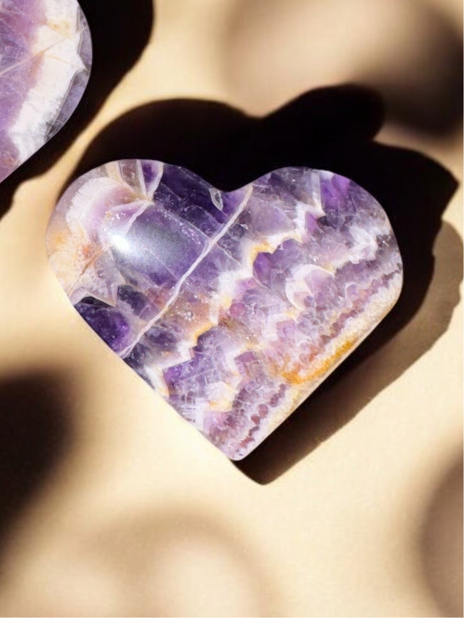 Dream Amethyst Hearts