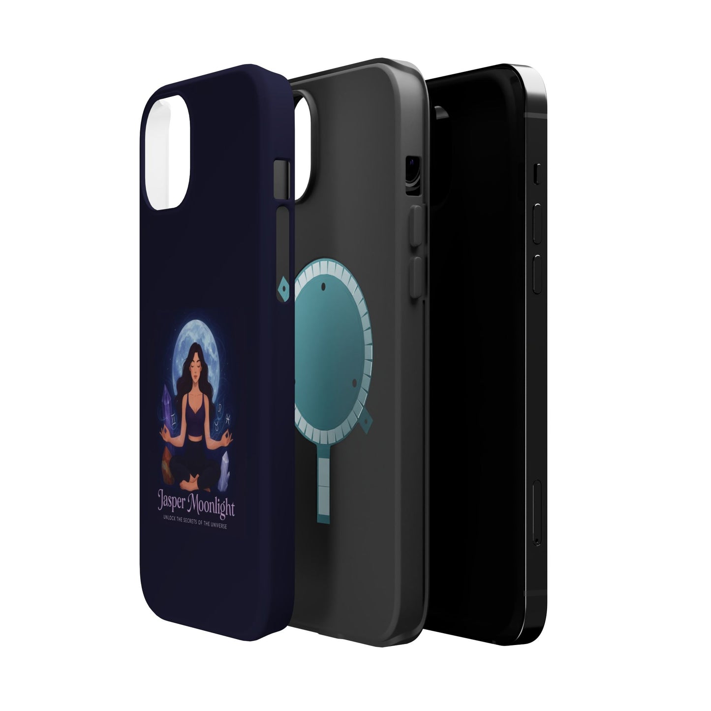 Moonlight Meditation Phone Case — Jasper Moonlight Spiritual Magnetic Impact-Resistant Case