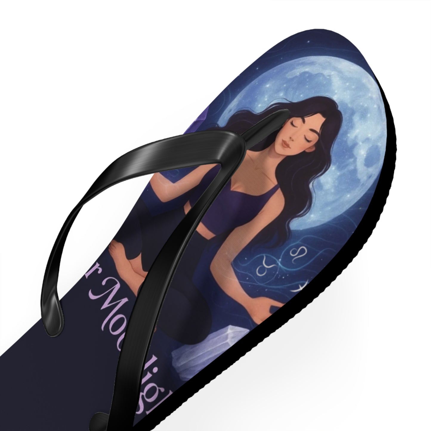 Moonlit Meditation Flip Flops — Whisper Moonlight Yoga Sandals