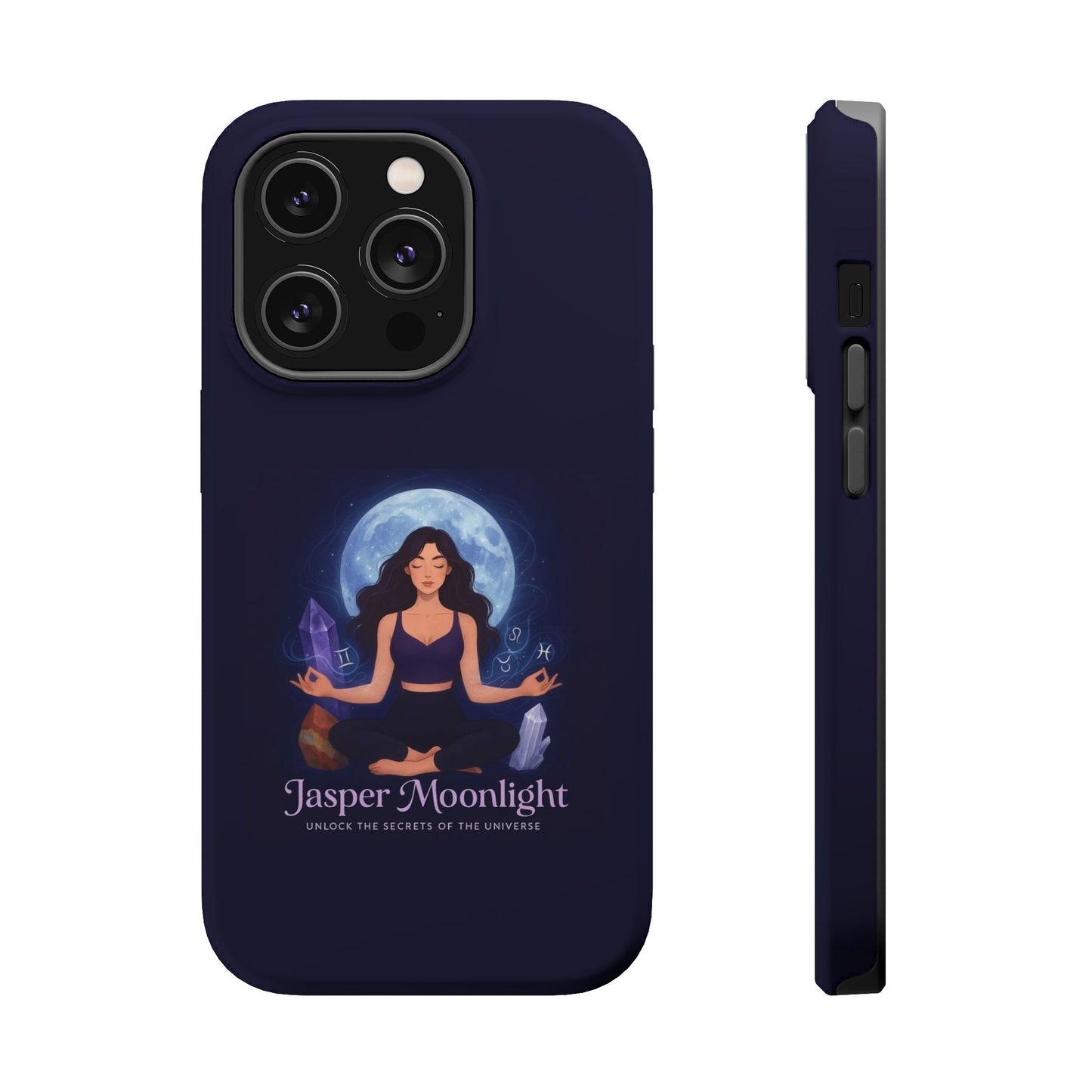 Moonlight Meditation Phone Case — Jasper Moonlight Spiritual Magnetic Impact-Resistant Case