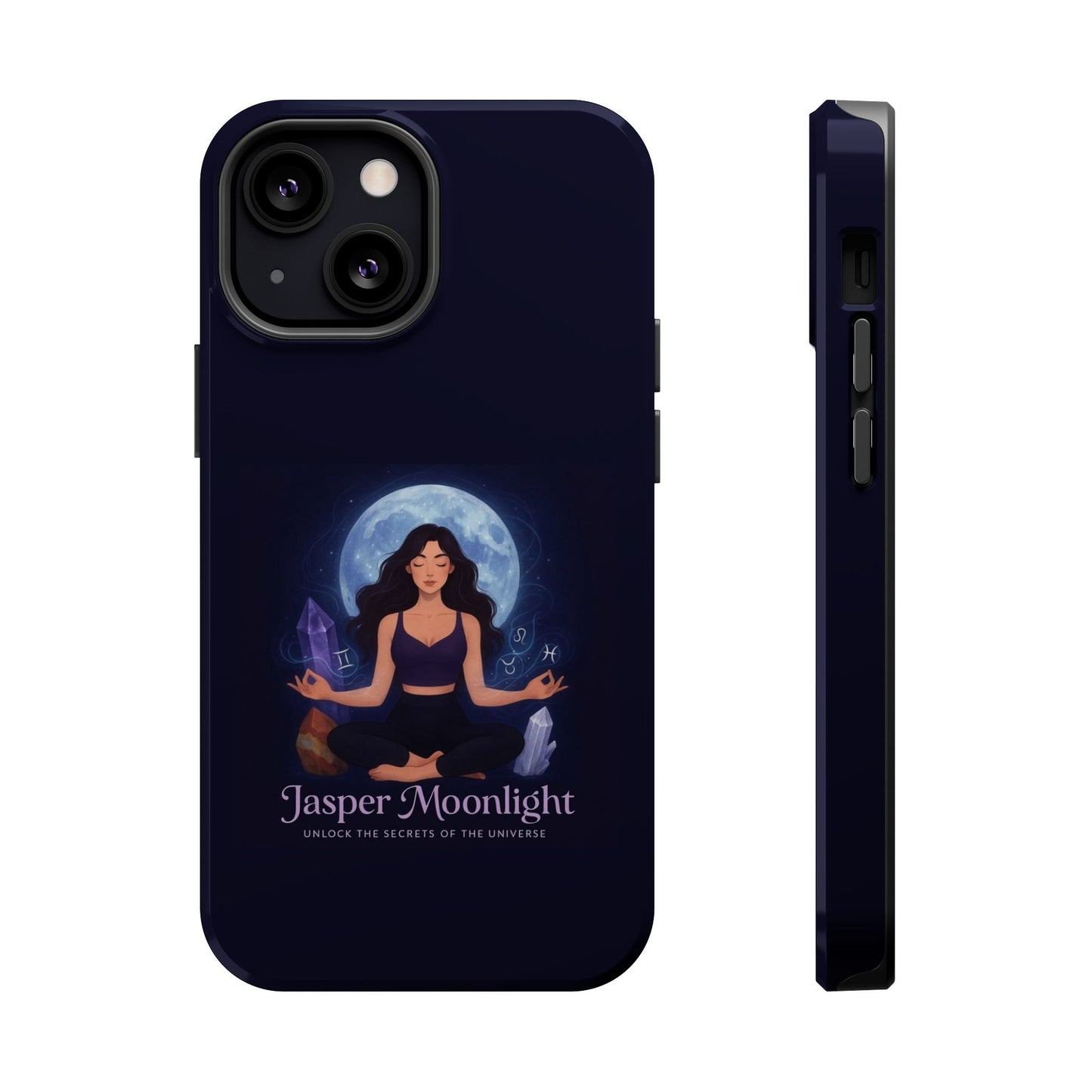 Moonlight Meditation Phone Case — Jasper Moonlight Spiritual Magnetic Impact-Resistant Case
