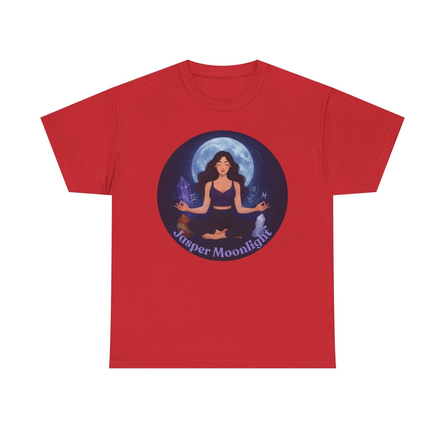 Moonlit Meditation T-Shirt — 'Moonlit Meditation' Yoga Tee