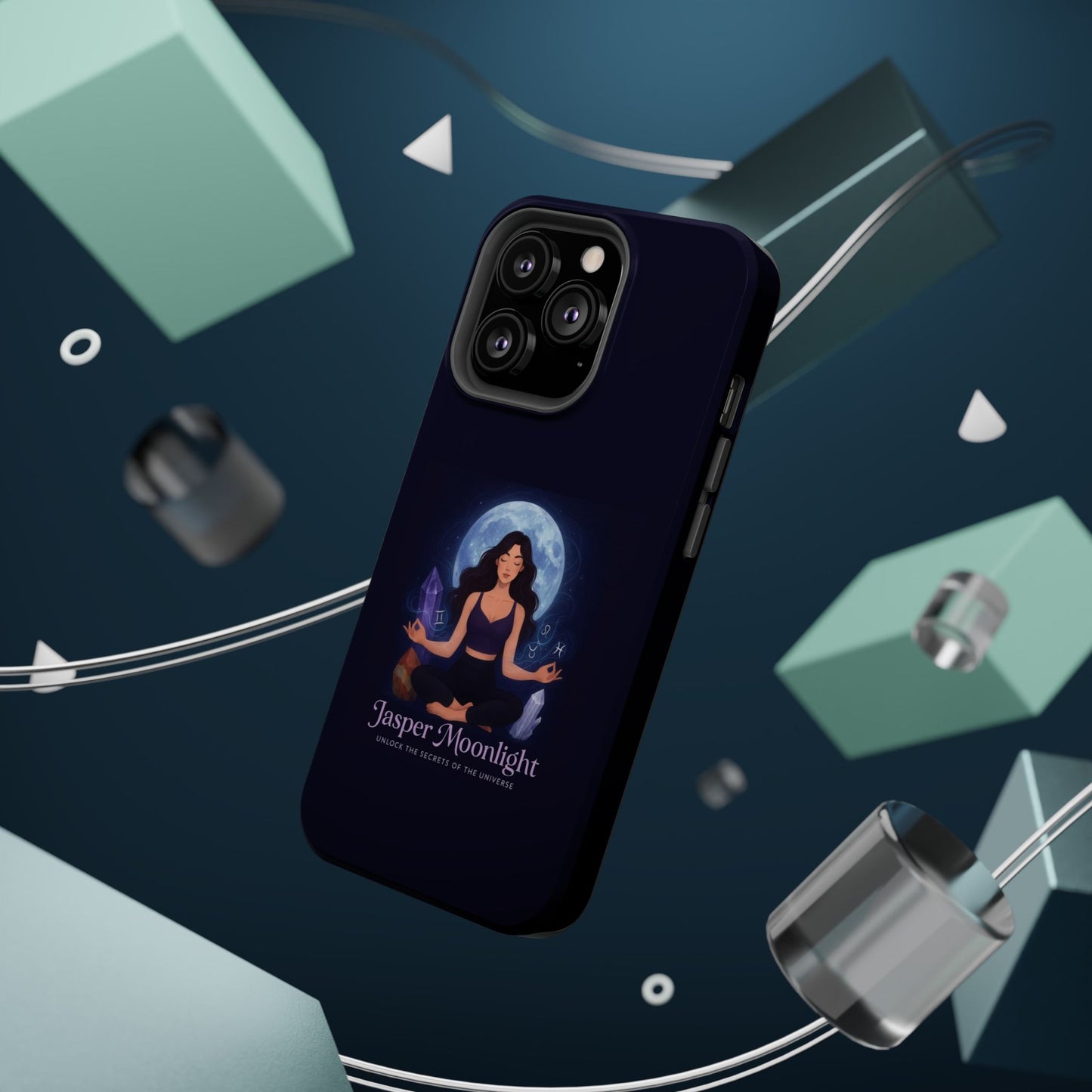 Moonlight Meditation Phone Case — Jasper Moonlight Spiritual Magnetic Impact-Resistant Case