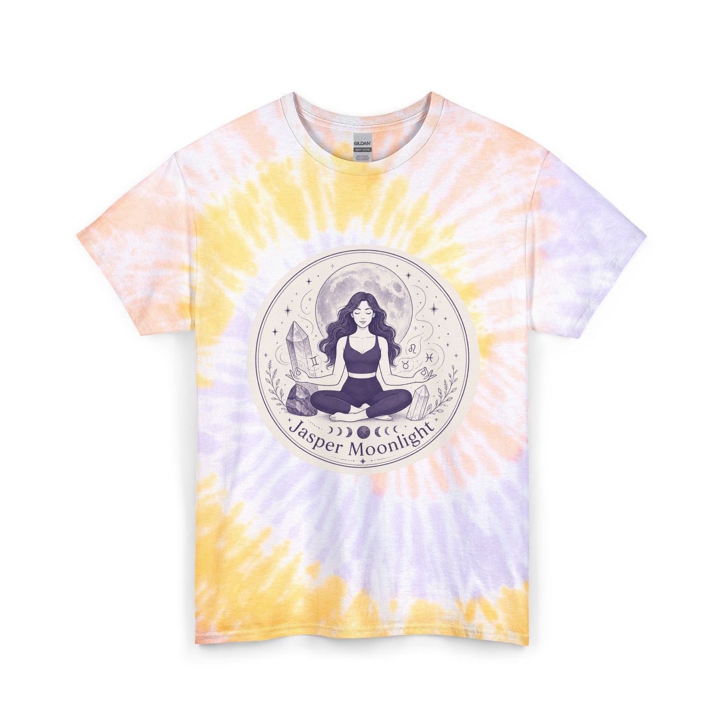 Moonlit Meditation Circle Tie-Dye Tee