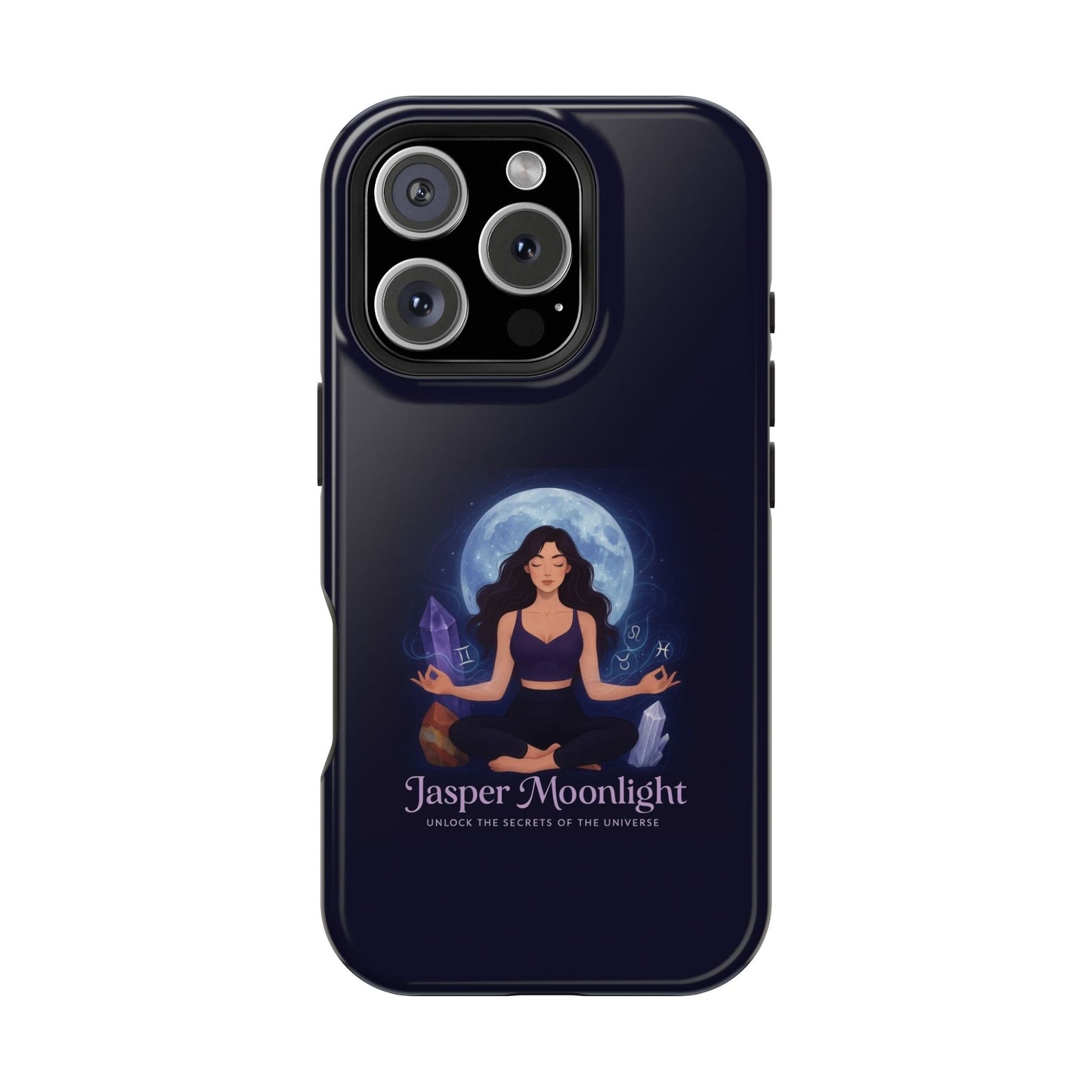 Moonlight Meditation Phone Case — Jasper Moonlight Spiritual Magnetic Impact-Resistant Case