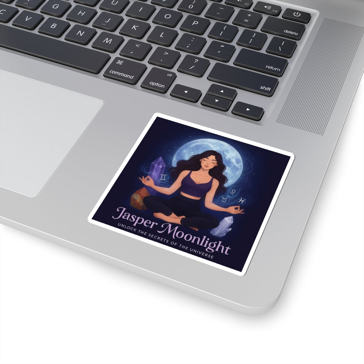 Astrology Crystal Sticker — "Jasper Moonlight: Unlock the Secrets of the Universe"