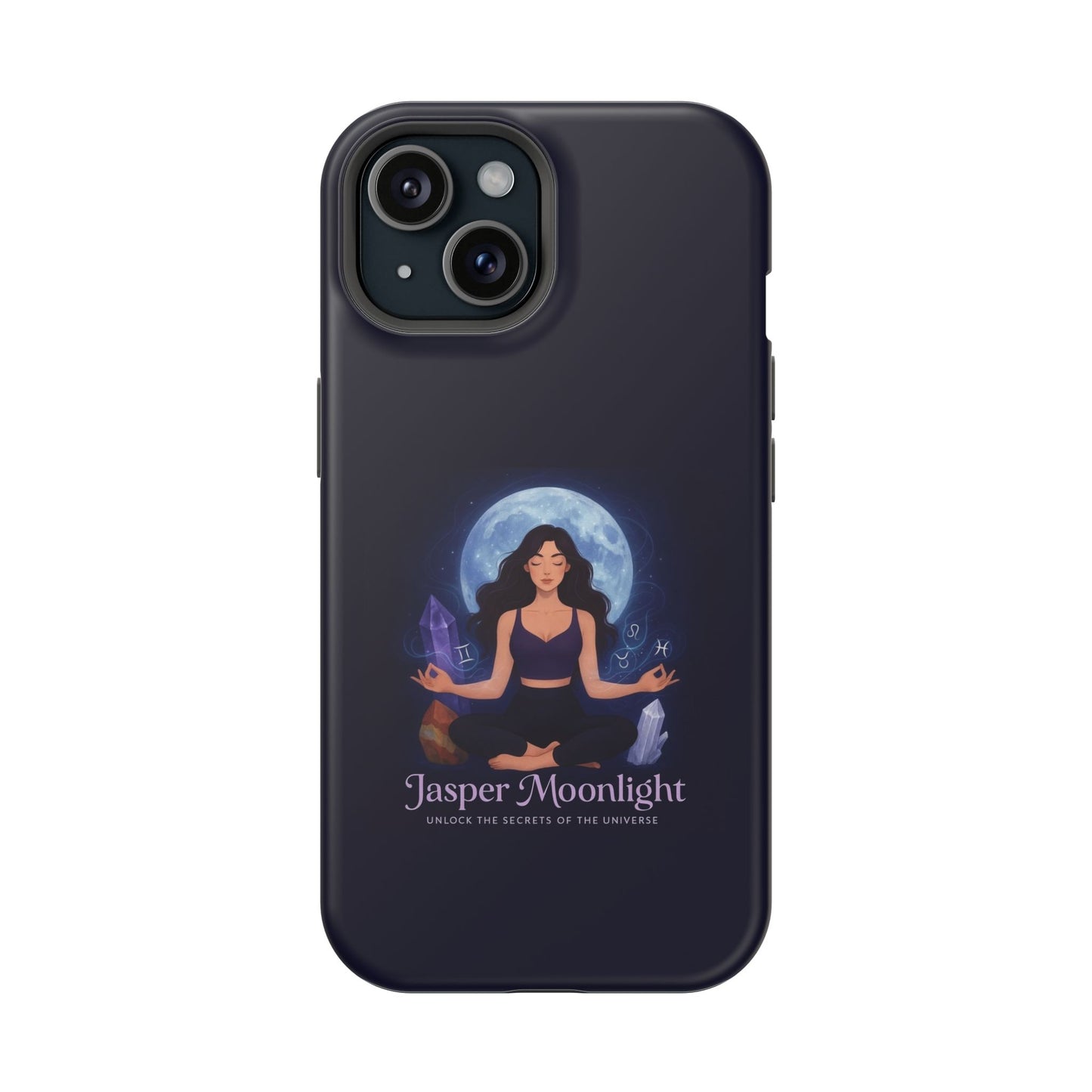 Moonlight Meditation Phone Case — Jasper Moonlight Spiritual Magnetic Impact-Resistant Case