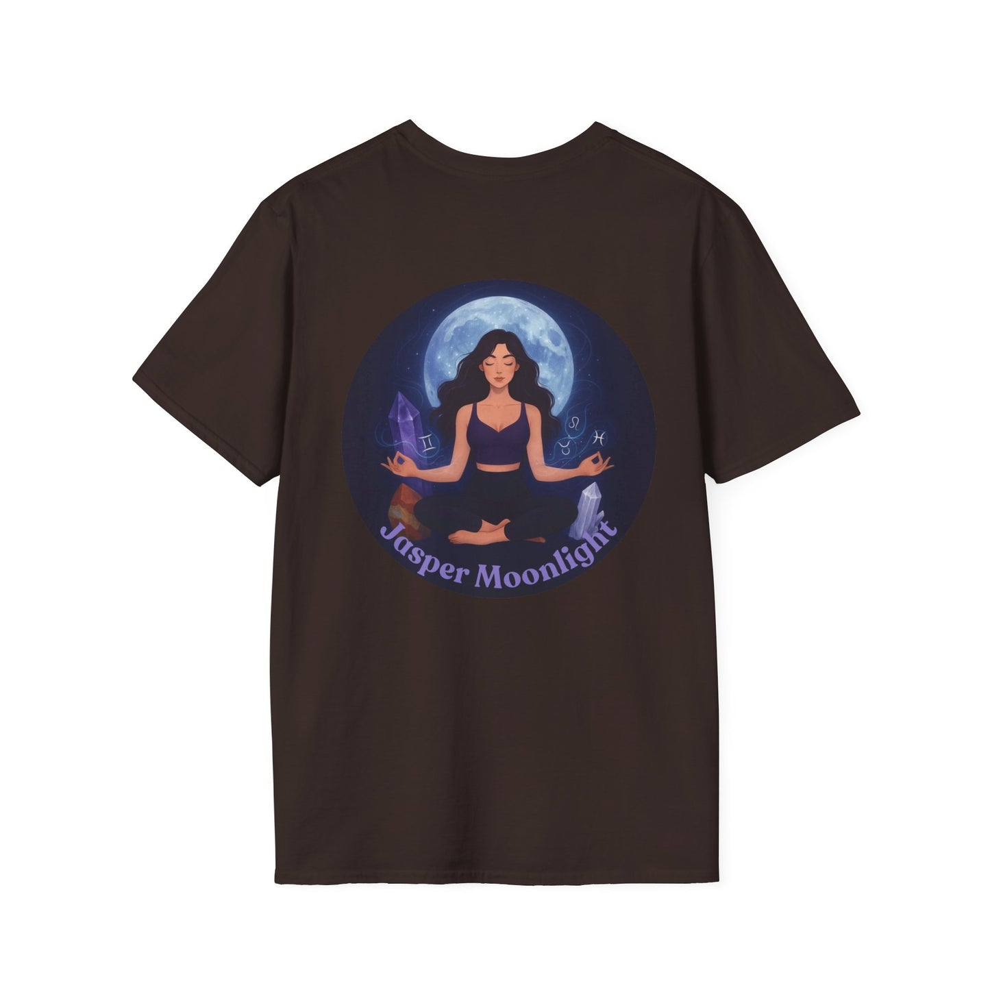 Copy of Yoga Woman T-Shirt — 'Jasper Moonlight' Meditation Graphic Tee