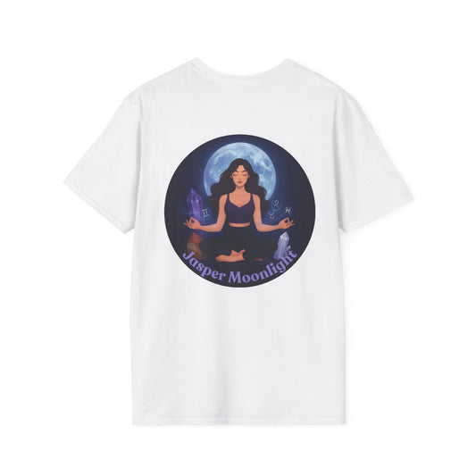 Copy of Yoga Woman T-Shirt — 'Jasper Moonlight' Meditation Graphic Tee