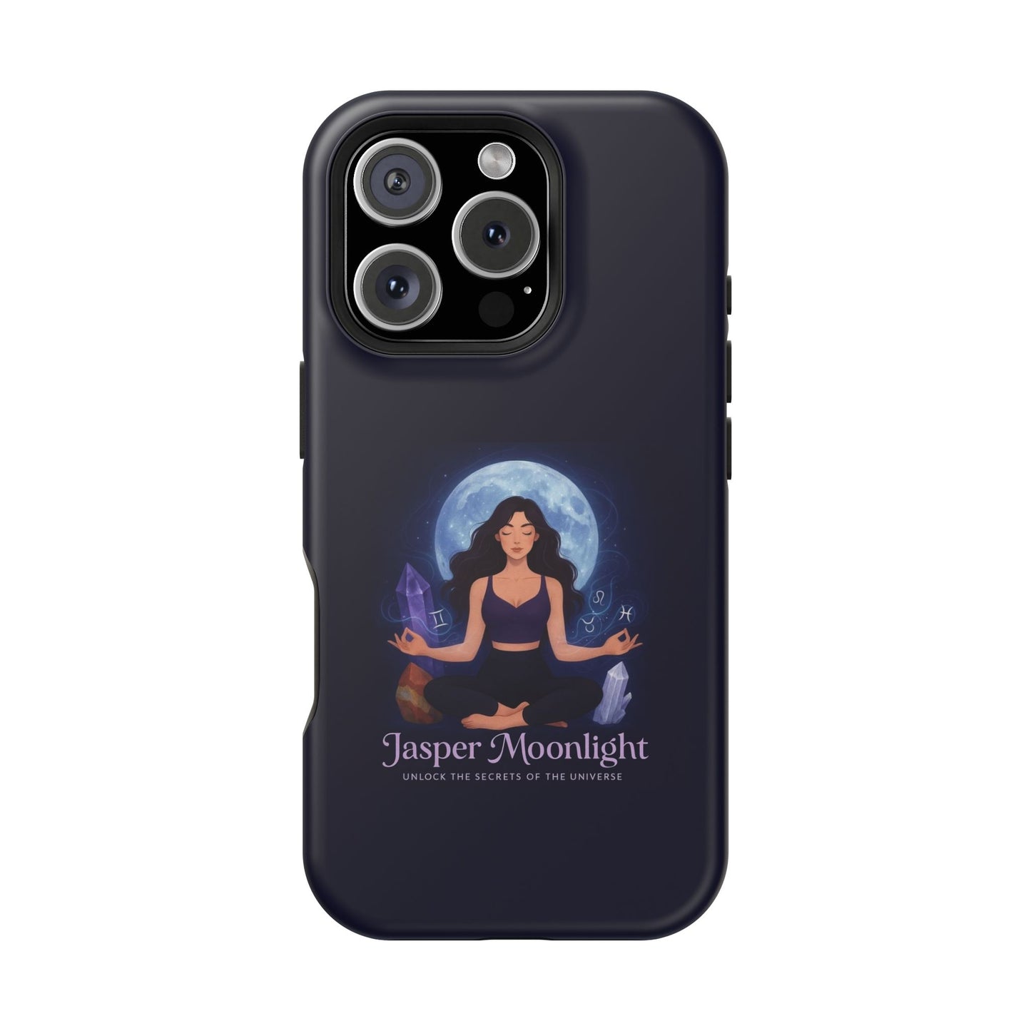 Moonlight Meditation Phone Case — Jasper Moonlight Spiritual Magnetic Impact-Resistant Case