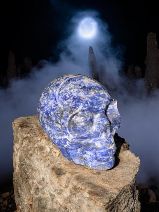 Sodalite Skull