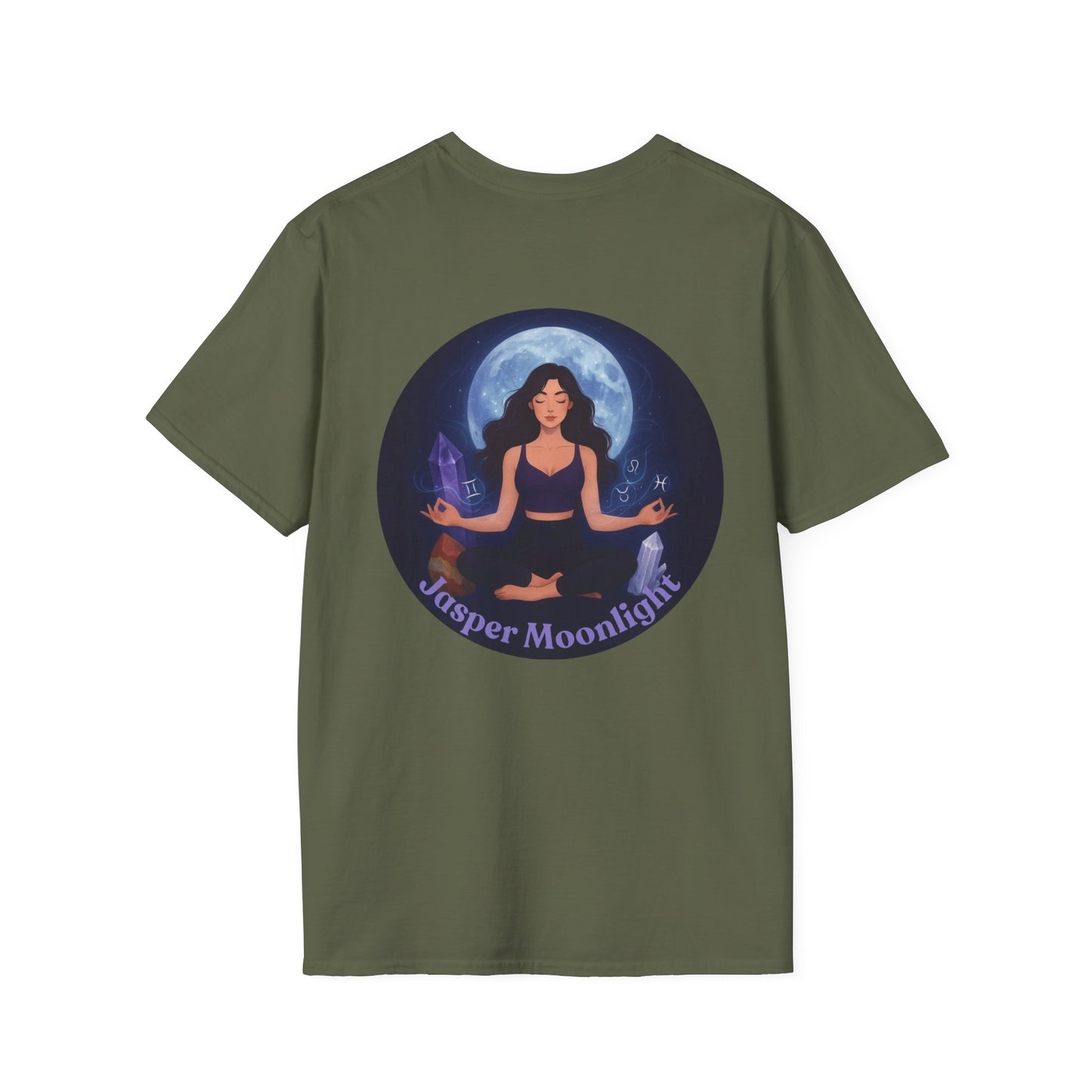 Copy of Yoga Woman T-Shirt — 'Jasper Moonlight' Meditation Graphic Tee