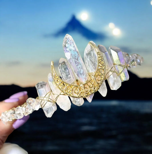 Clear Quartz Crystal Tiara *PREORDER*