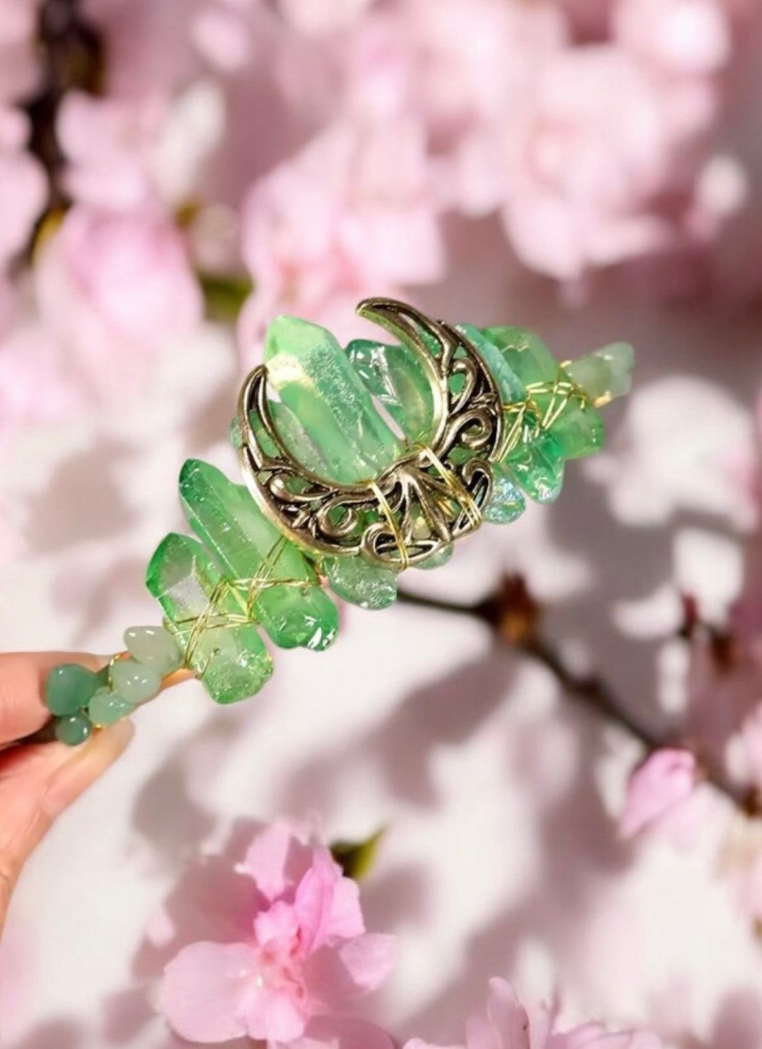 Green Aventurine Crystal Tiara *PREORDER*