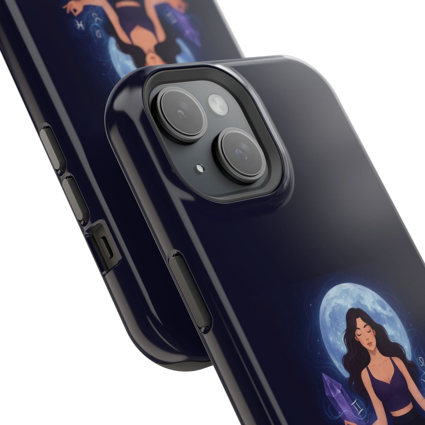 Moonlight Meditation Phone Case — Jasper Moonlight Spiritual Magnetic Impact-Resistant Case