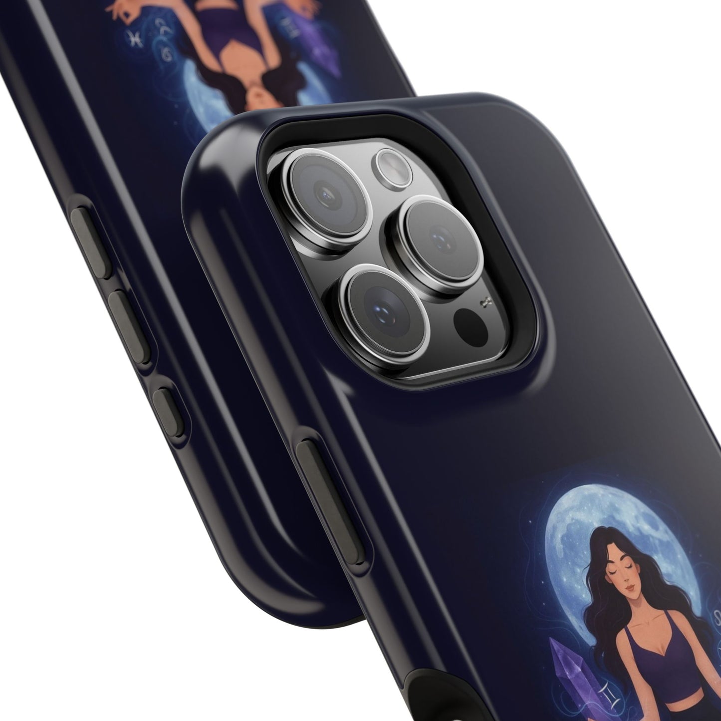 Moonlight Meditation Phone Case — Jasper Moonlight Spiritual Magnetic Impact-Resistant Case