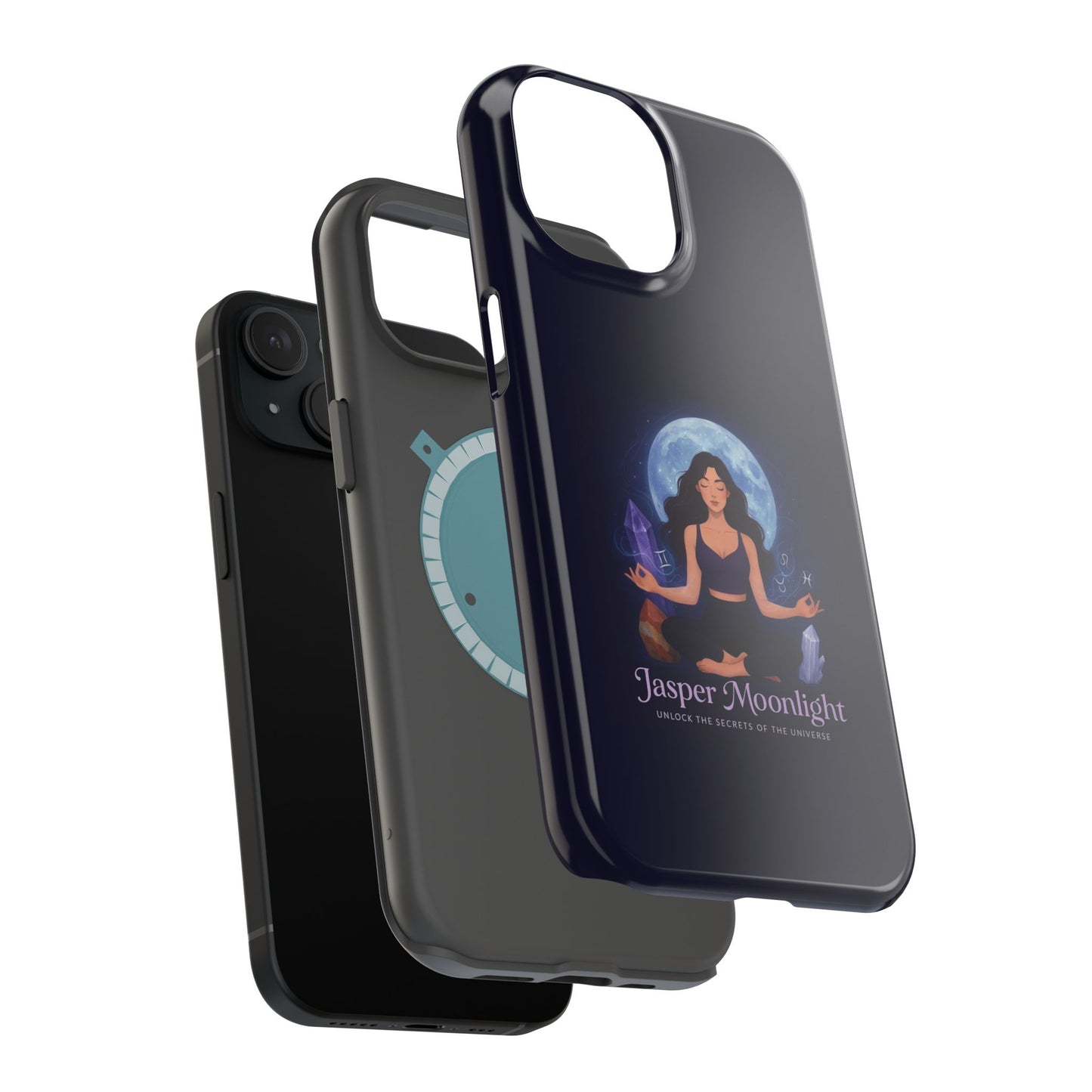 Moonlight Meditation Phone Case — Jasper Moonlight Spiritual Magnetic Impact-Resistant Case