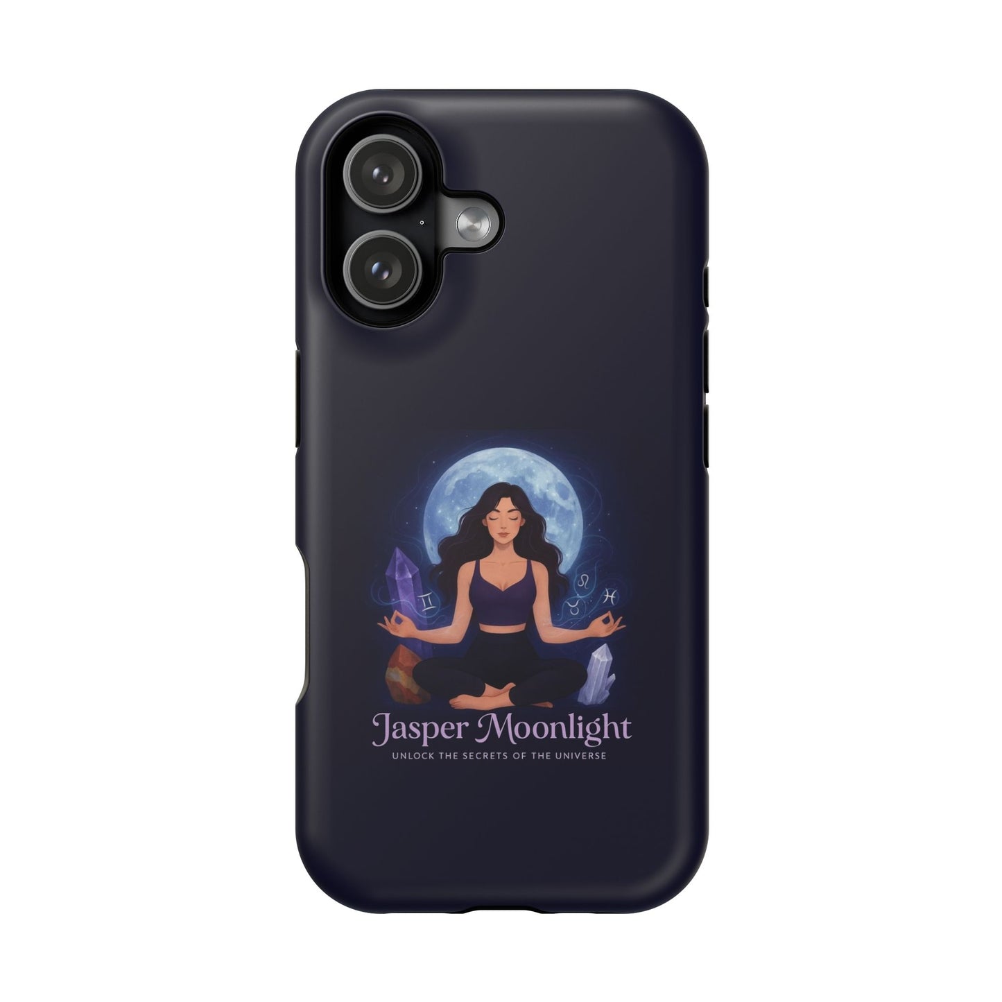 Moonlight Meditation Phone Case — Jasper Moonlight Spiritual Magnetic Impact-Resistant Case