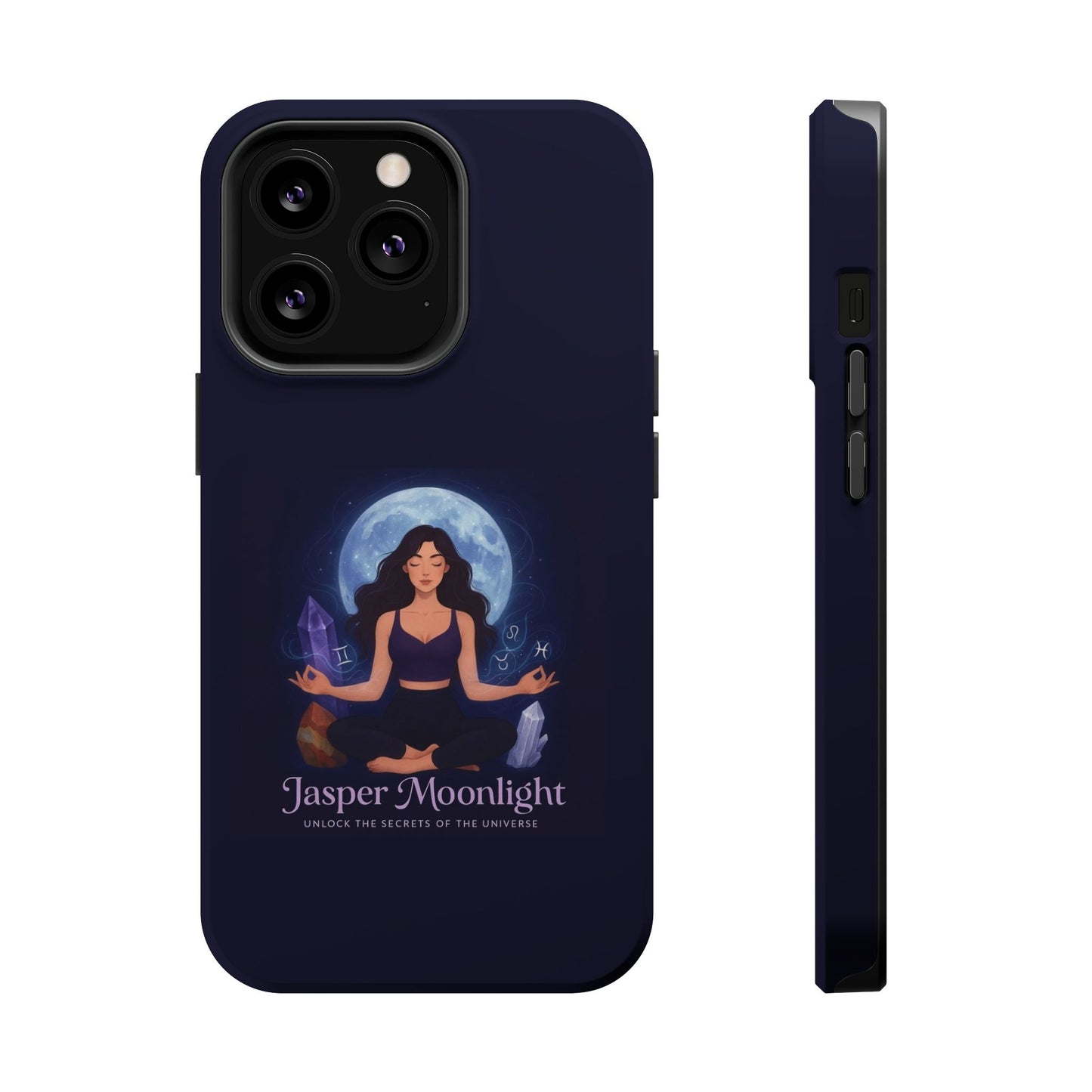 Moonlight Meditation Phone Case — Jasper Moonlight Spiritual Magnetic Impact-Resistant Case
