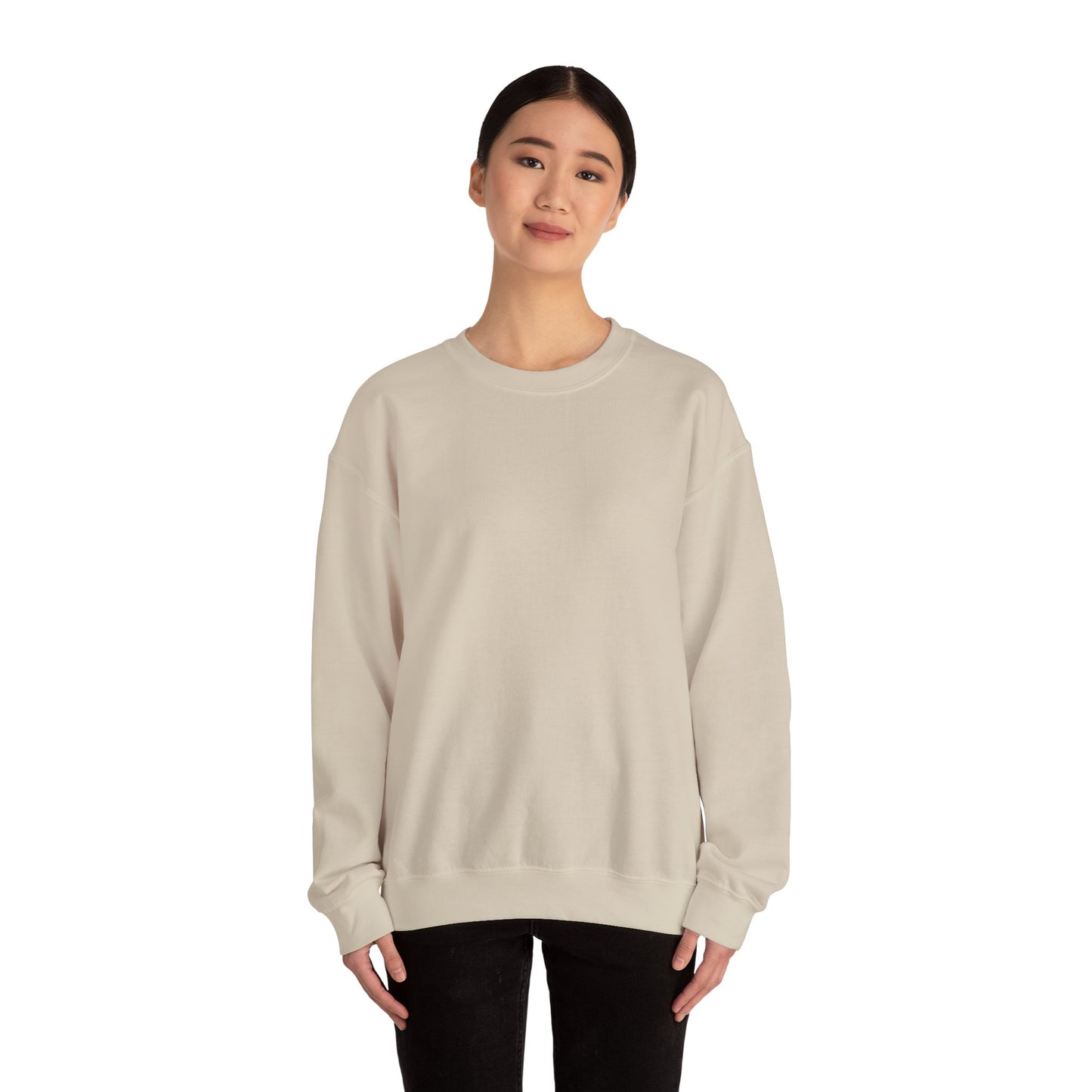 Moonlit Meditation Crewneck Sweatshirt — Back Logo