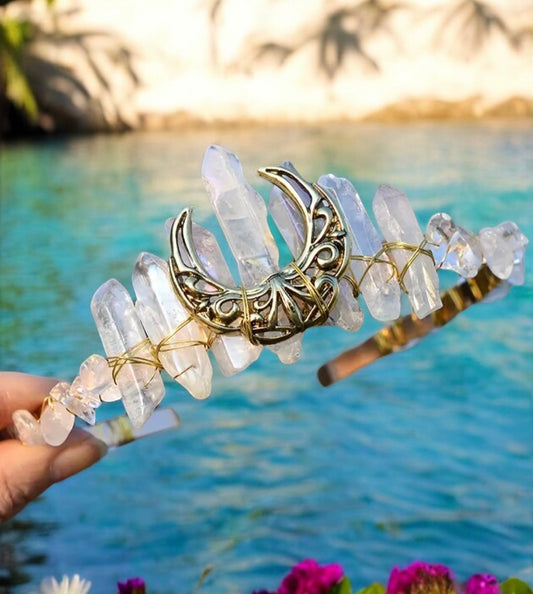 Clear Quartz Crystal Tiara *PREORDER*