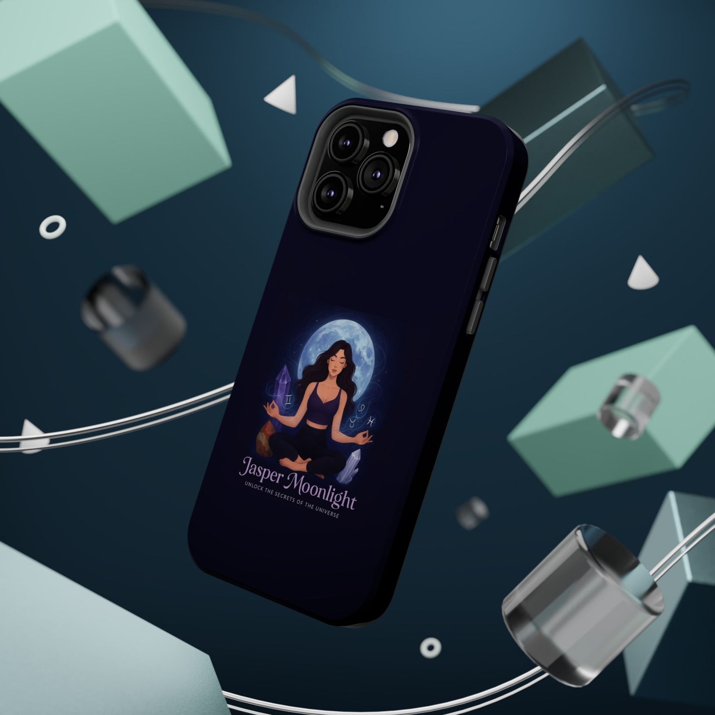 Moonlight Meditation Phone Case — Jasper Moonlight Spiritual Magnetic Impact-Resistant Case