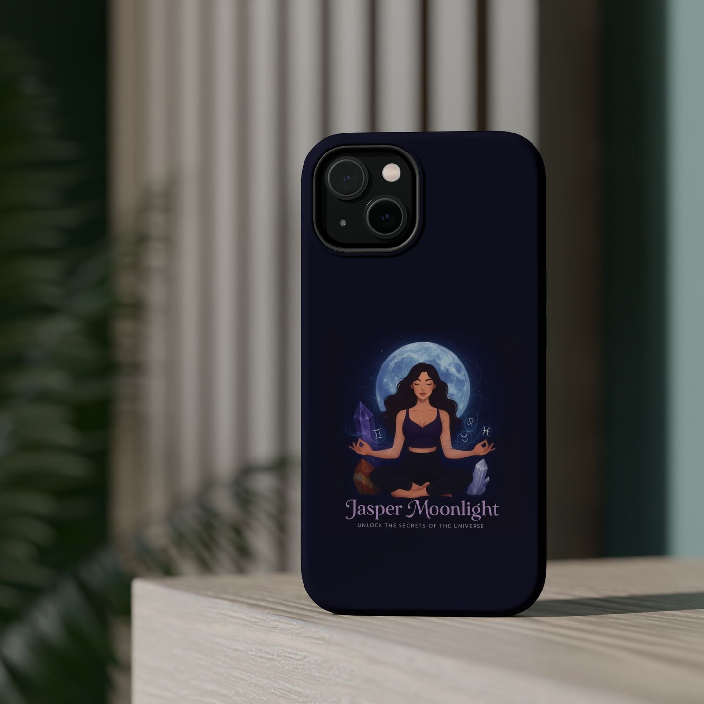 Moonlight Meditation Phone Case — Jasper Moonlight Spiritual Magnetic Impact-Resistant Case
