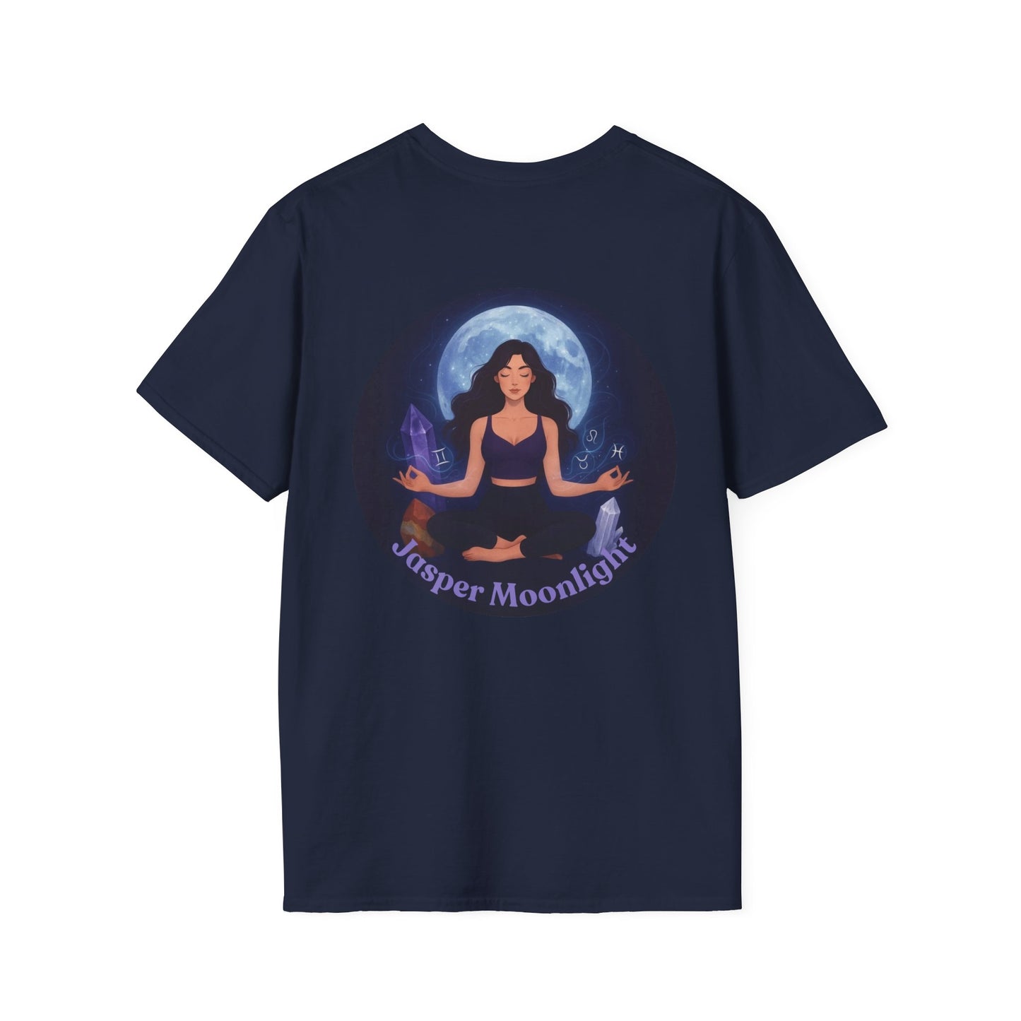 Copy of Yoga Woman T-Shirt — 'Jasper Moonlight' Meditation Graphic Tee