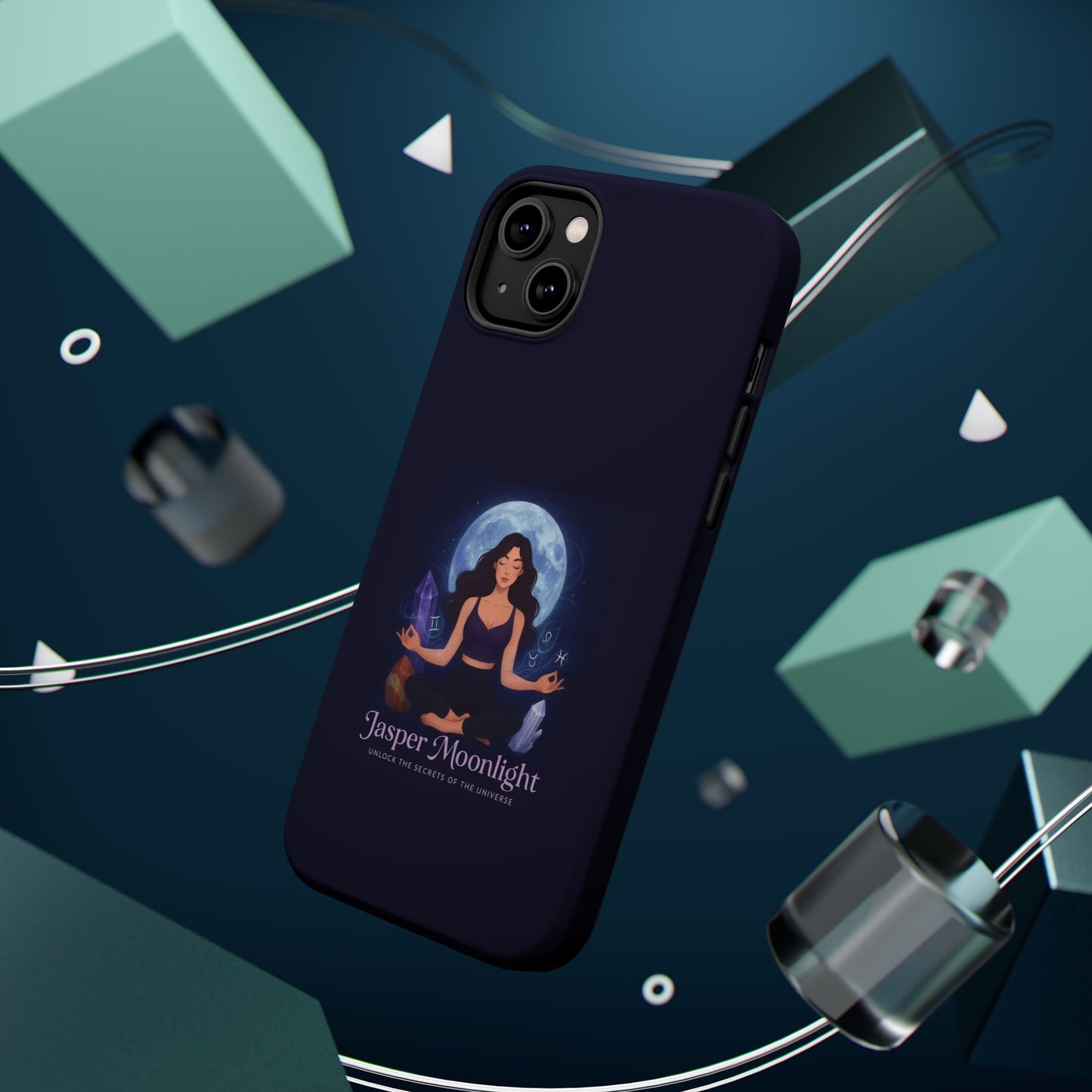 Moonlight Meditation Phone Case — Jasper Moonlight Spiritual Magnetic Impact-Resistant Case