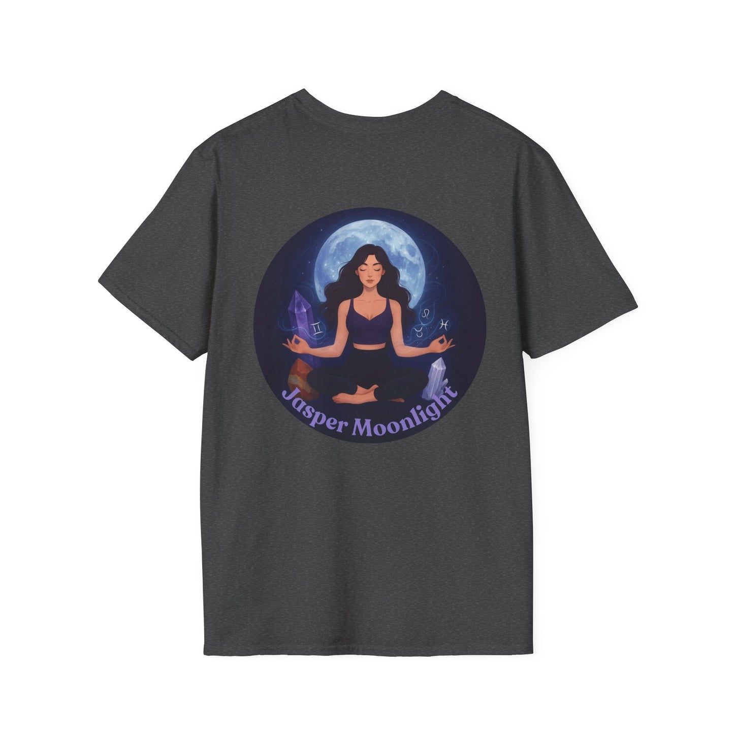 Copy of Yoga Woman T-Shirt — 'Jasper Moonlight' Meditation Graphic Tee