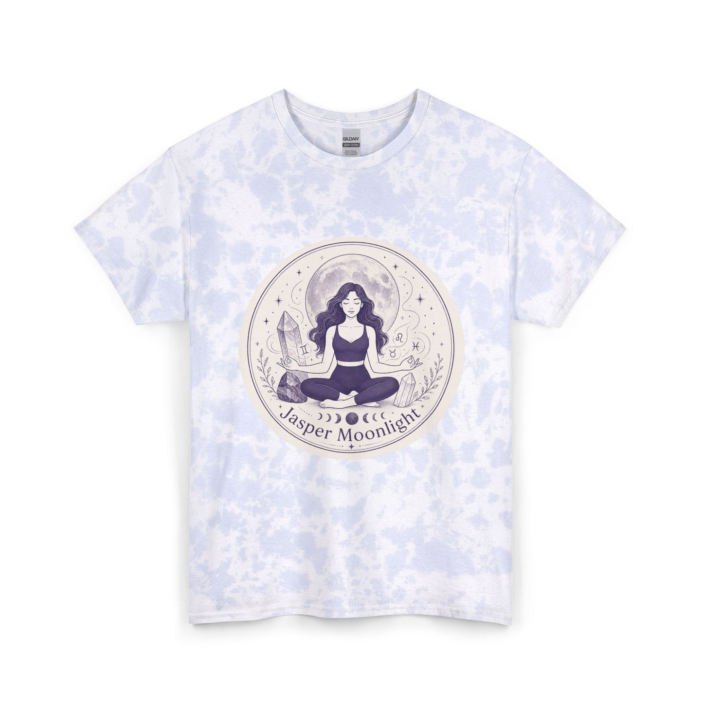Moonlit Meditation Circle Tie-Dye Tee