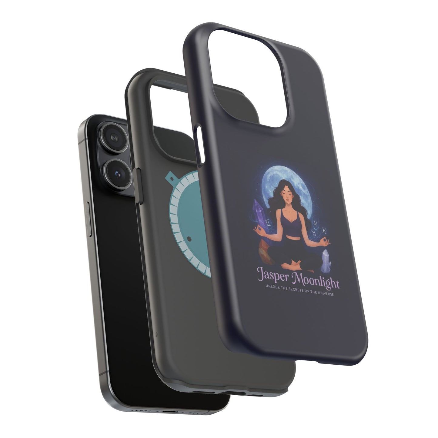 Moonlight Meditation Phone Case — Jasper Moonlight Spiritual Magnetic Impact-Resistant Case