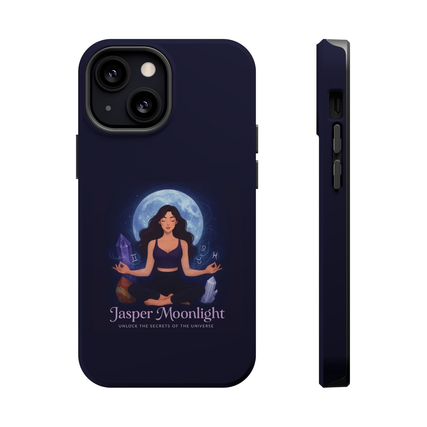 Moonlight Meditation Phone Case — Jasper Moonlight Spiritual Magnetic Impact-Resistant Case