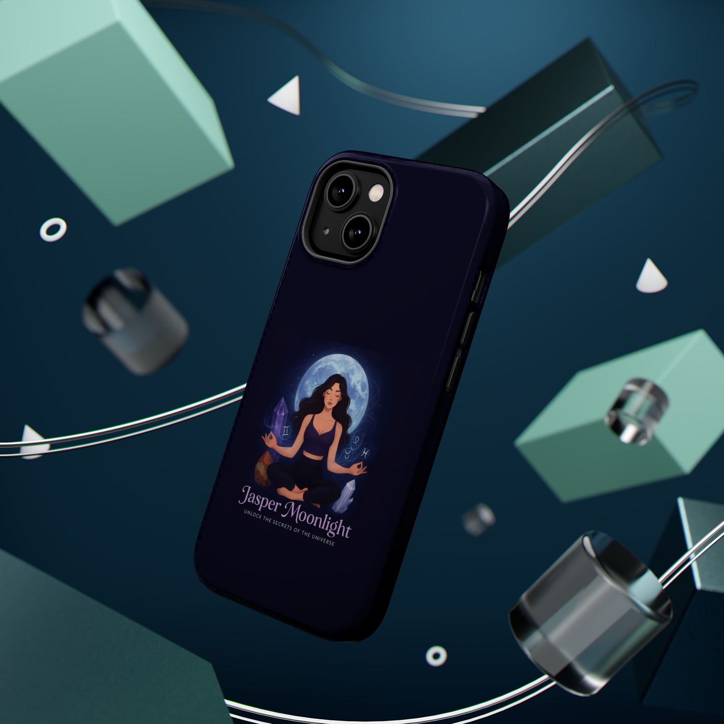 Moonlight Meditation Phone Case — Jasper Moonlight Spiritual Magnetic Impact-Resistant Case