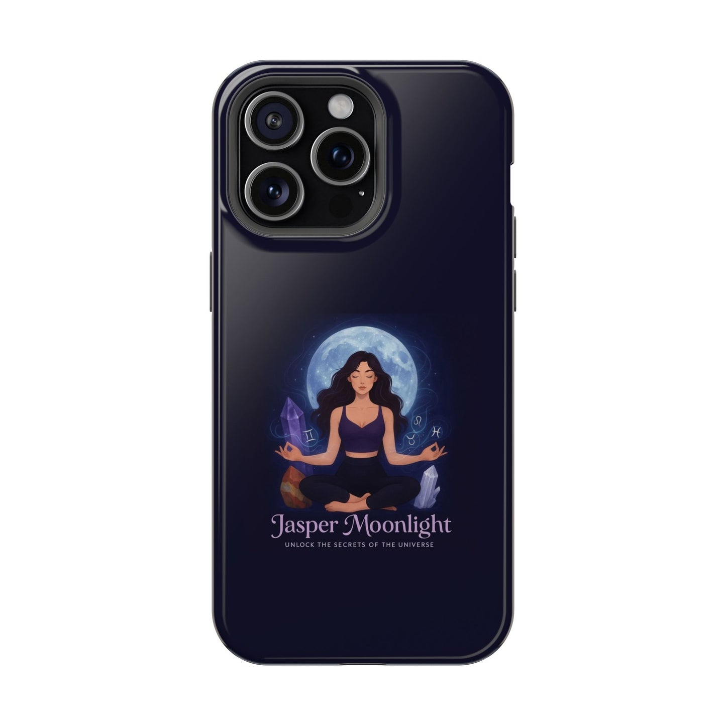 Moonlight Meditation Phone Case — Jasper Moonlight Spiritual Magnetic Impact-Resistant Case