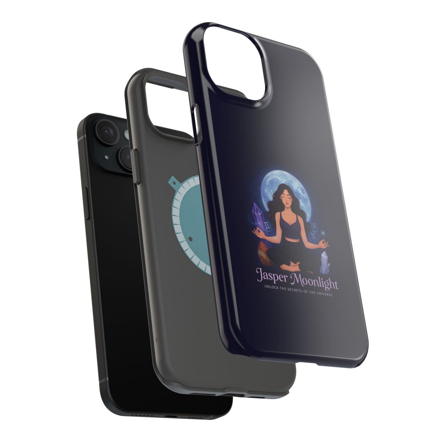 Moonlight Meditation Phone Case — Jasper Moonlight Spiritual Magnetic Impact-Resistant Case