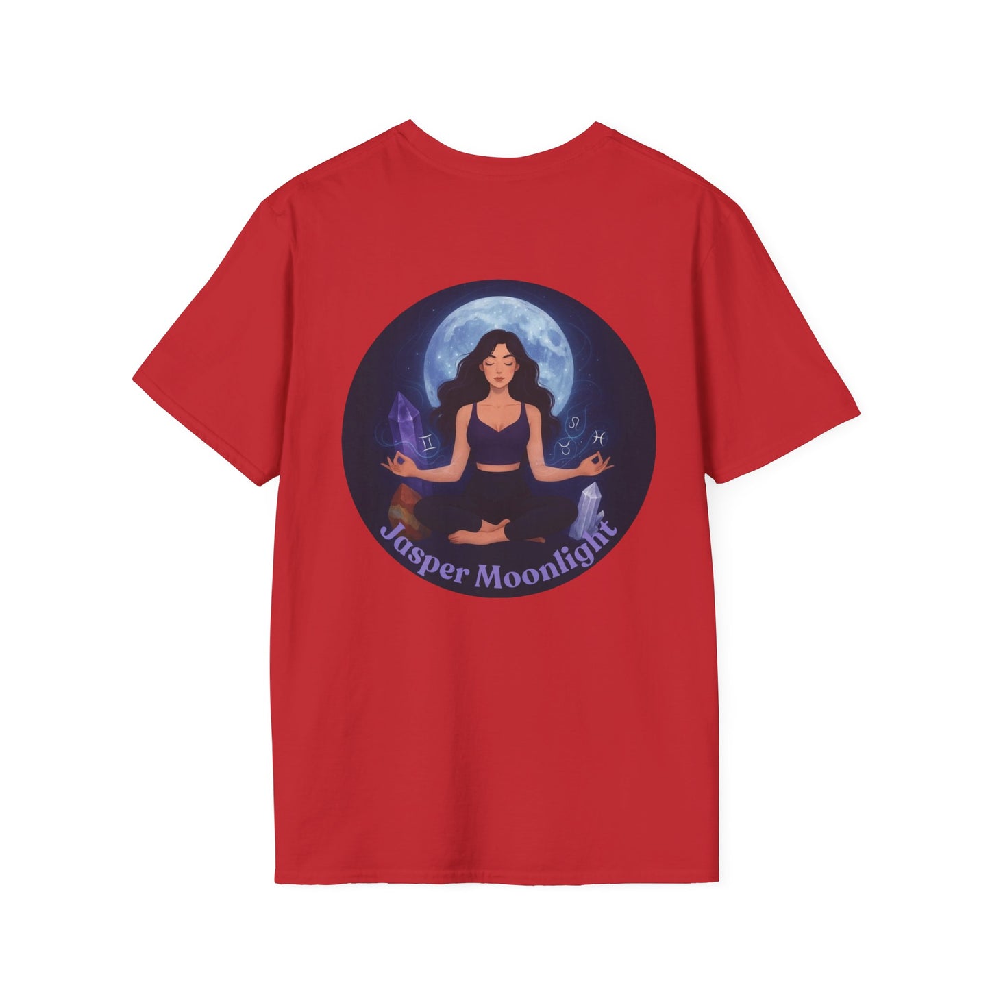 Copy of Yoga Woman T-Shirt — 'Jasper Moonlight' Meditation Graphic Tee